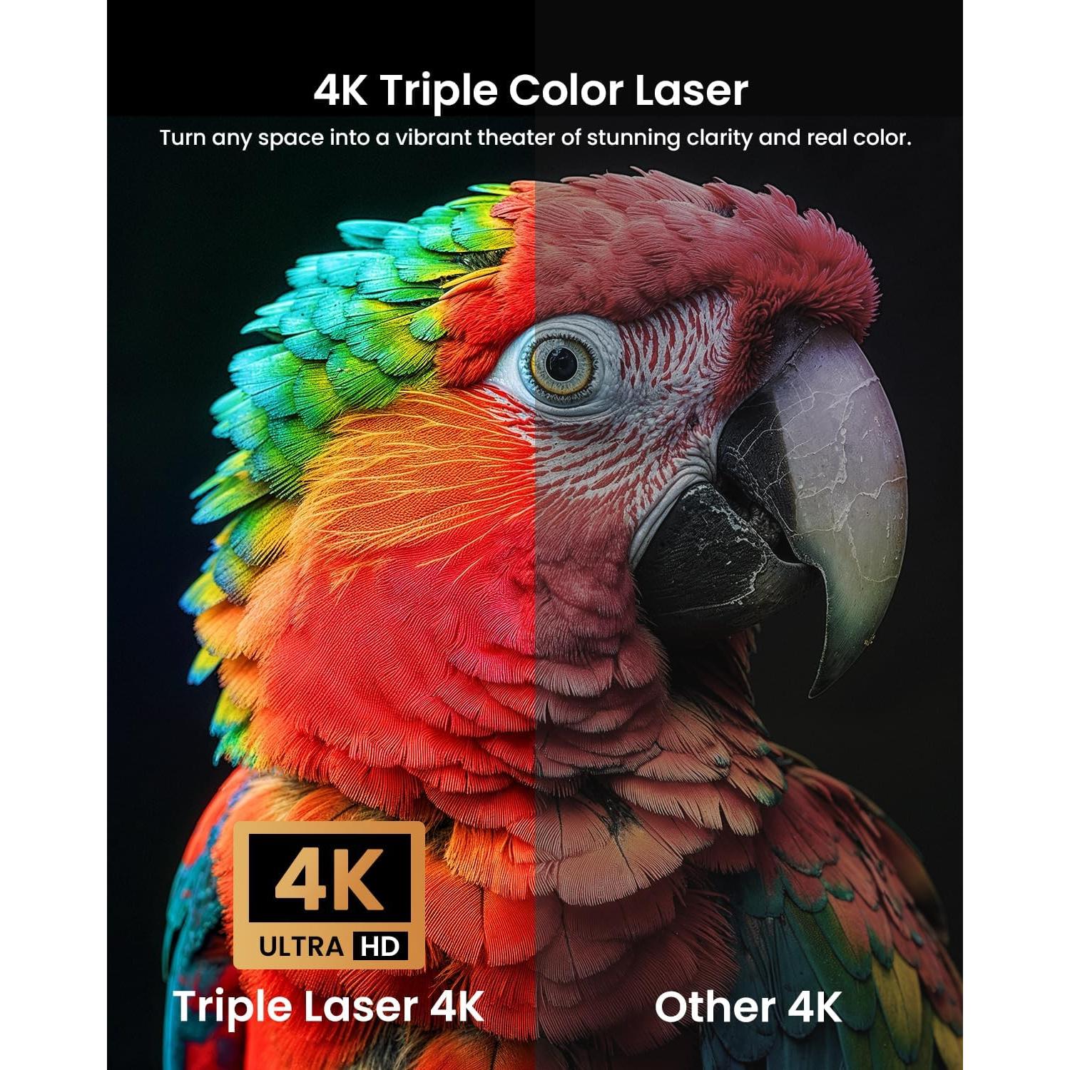 Proyector Láser 4K JMGO N1S WiFi Bluetooth 2800 Lúmenes