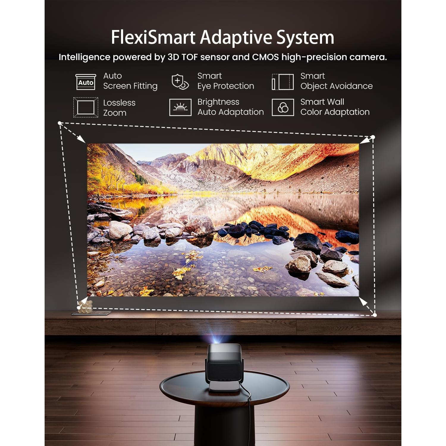 Proyector Láser 4K JMGO N1S WiFi Bluetooth 2800 Lúmenes