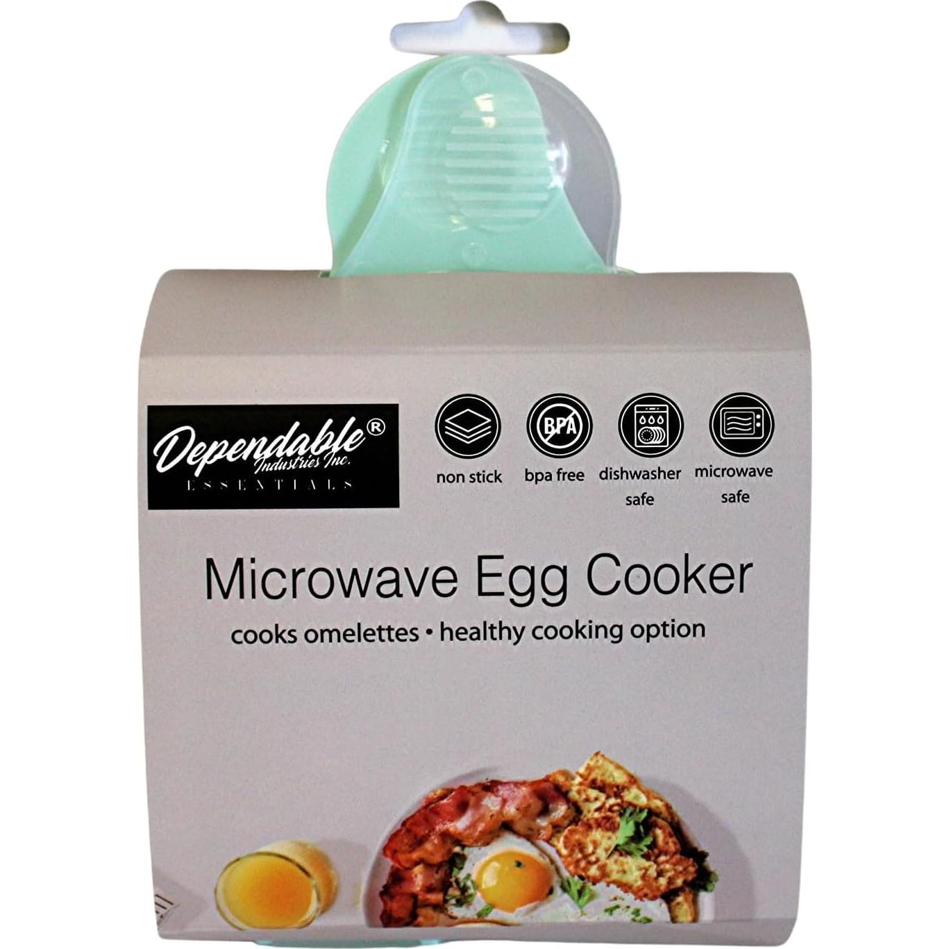 Cocinador de Huevos Microondas Dependable 20,96x12,7cm Libre BPA