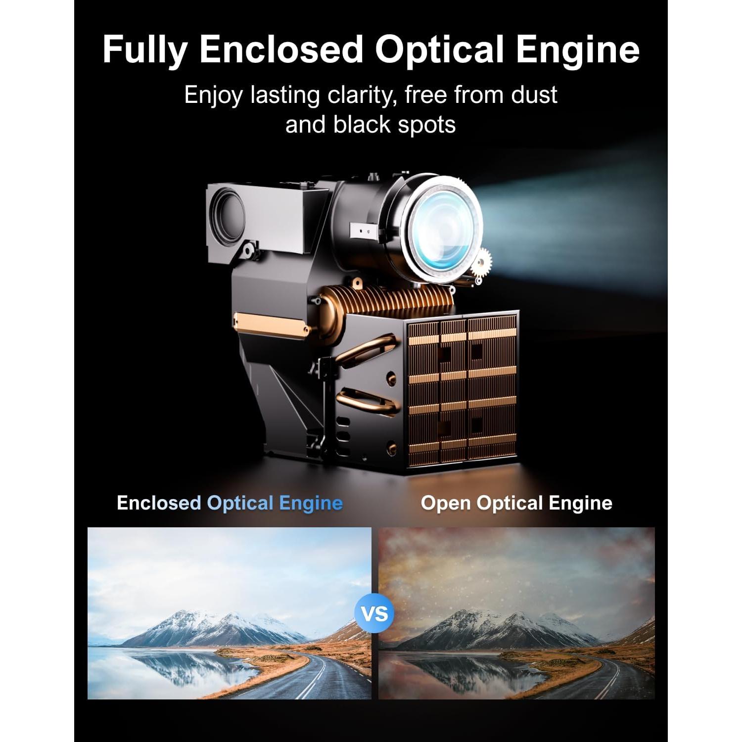 Proyector ULTIMEA 4K Android TV 11.0 1000 Lumens 1080P