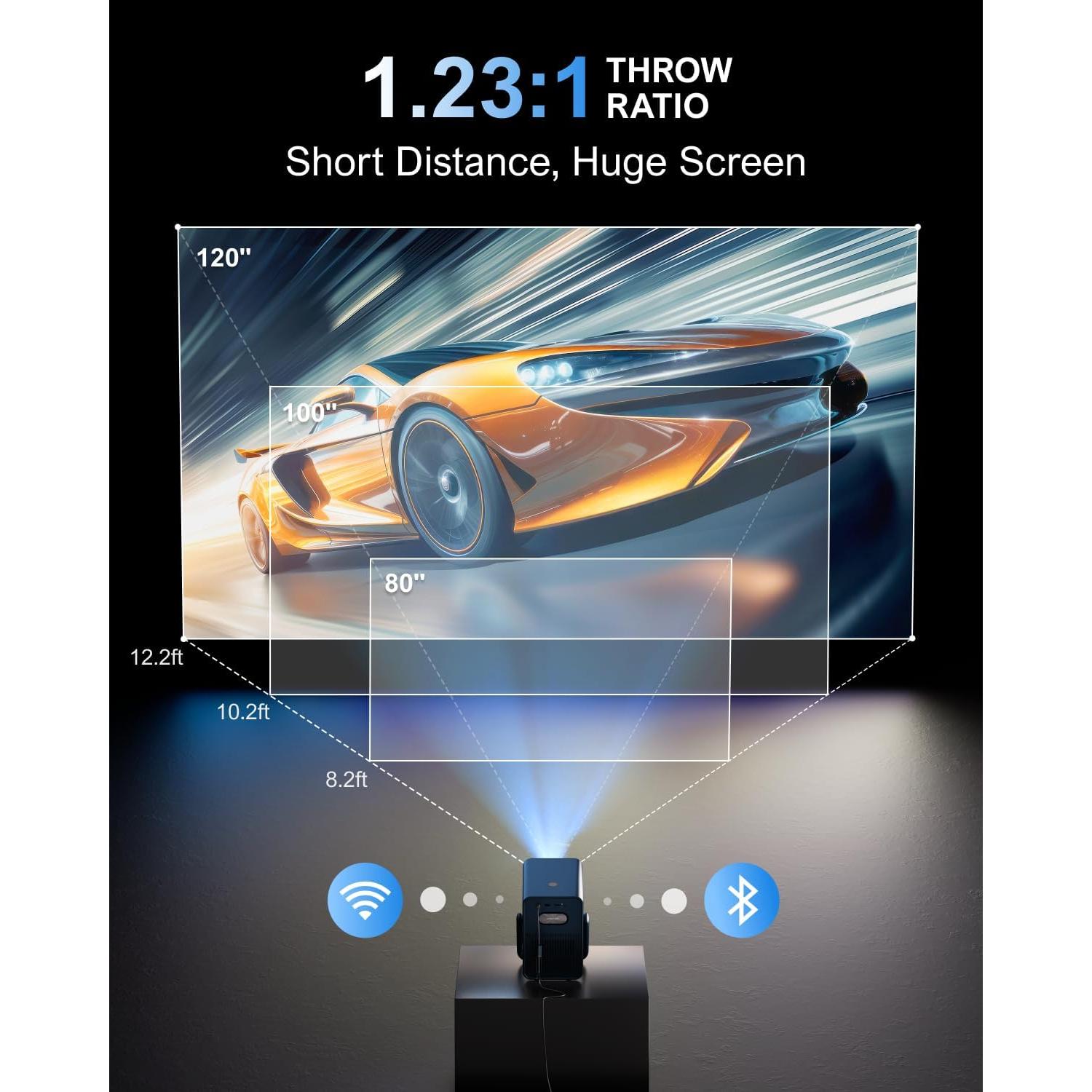 Proyector ULTIMEA 4K Android TV 11.0 1000 Lumens 1080P