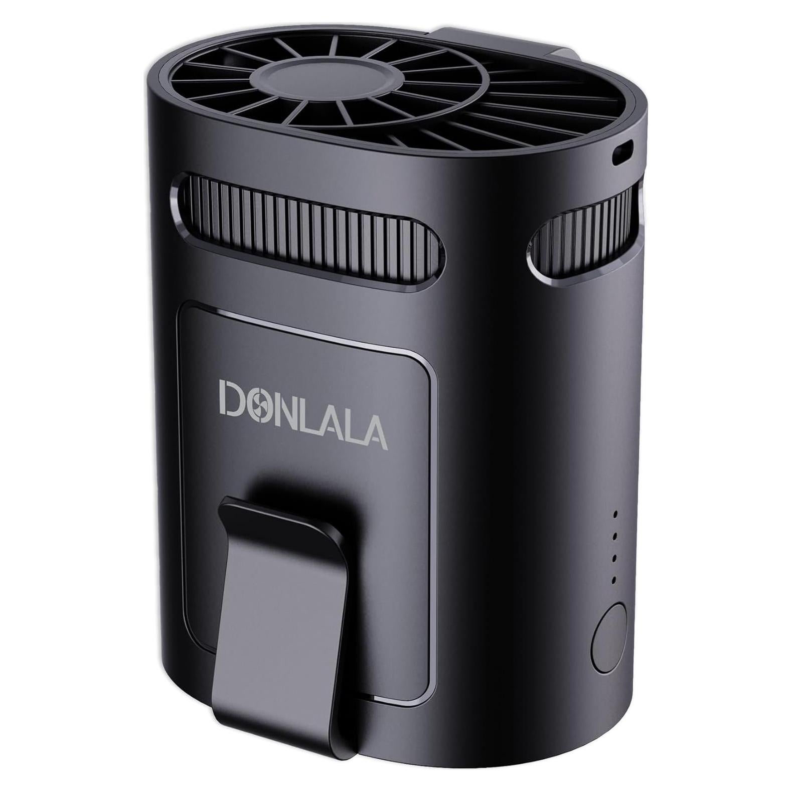Ventilador Portátil Recargable Donlala 2025, Clip Cintura 4 Velocidades