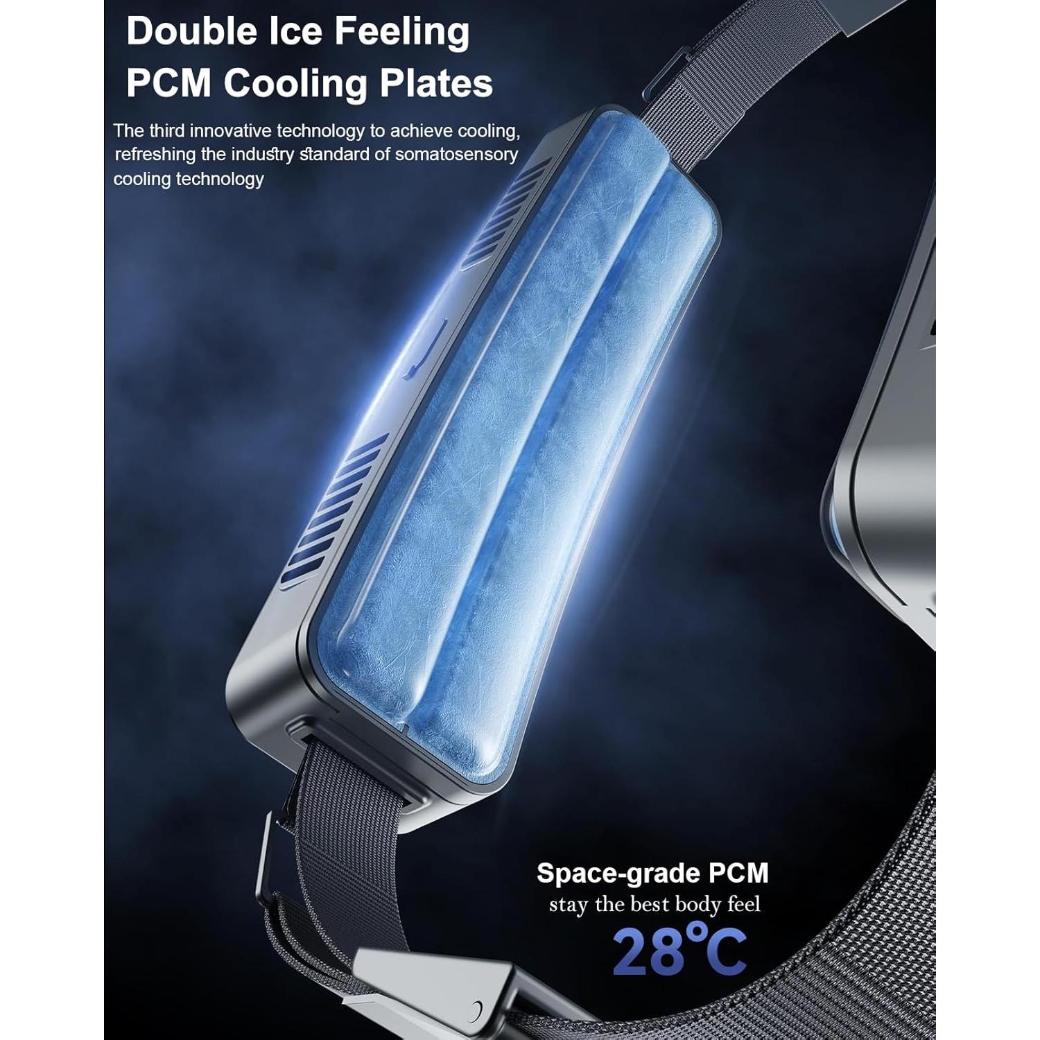 Ventilador de Cintura Amailtom WAISTFAN24 Recargable 6000RPM