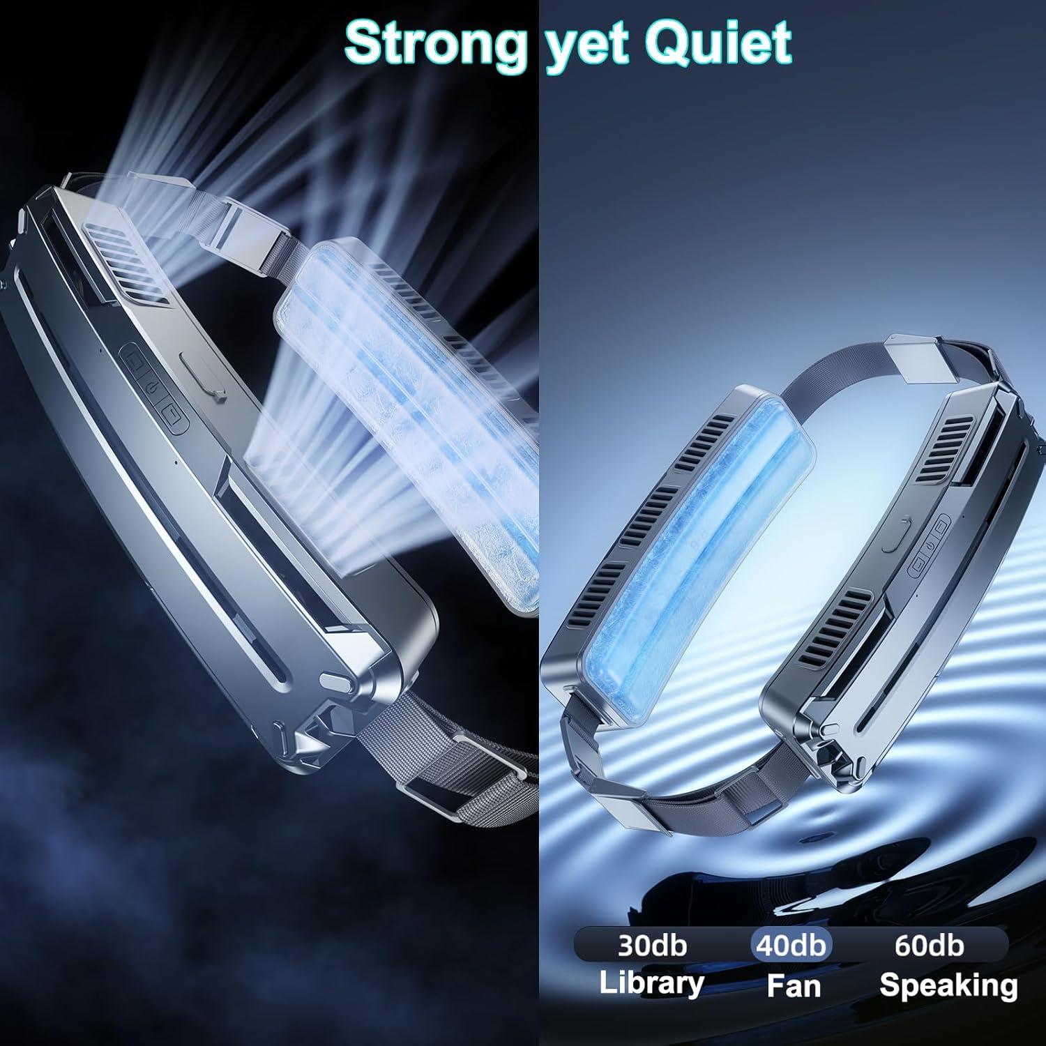 Ventilador de Cintura Amailtom WAISTFAN24 Recargable 6000RPM