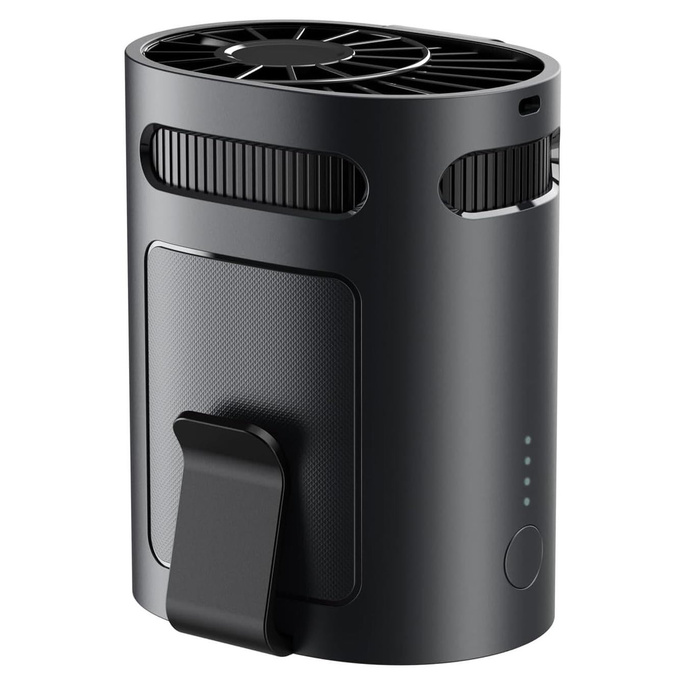 Ventilador Clip de Cintura BananaDeer, Recargable, 4 Velocidades