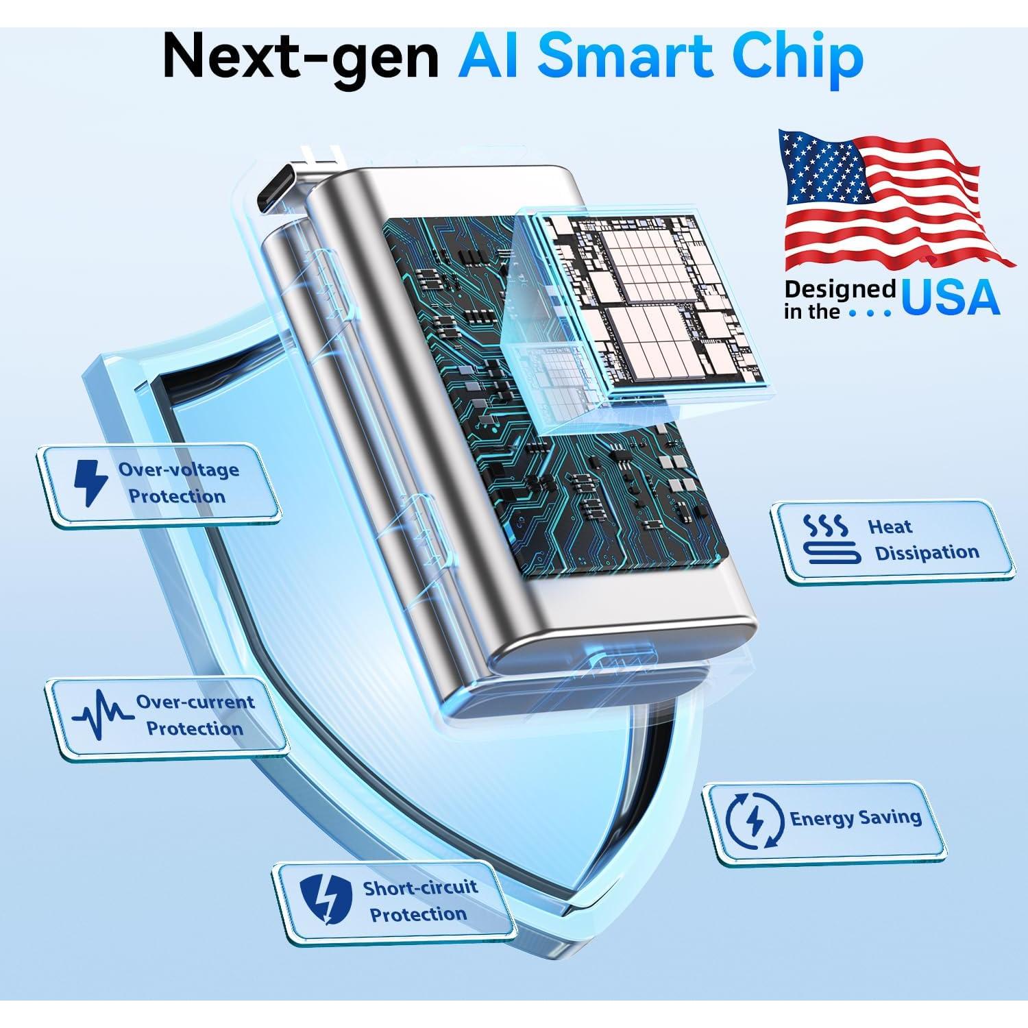 Ventilador Portátil de Cintura WITHOUSE G20 24000mAh 80H