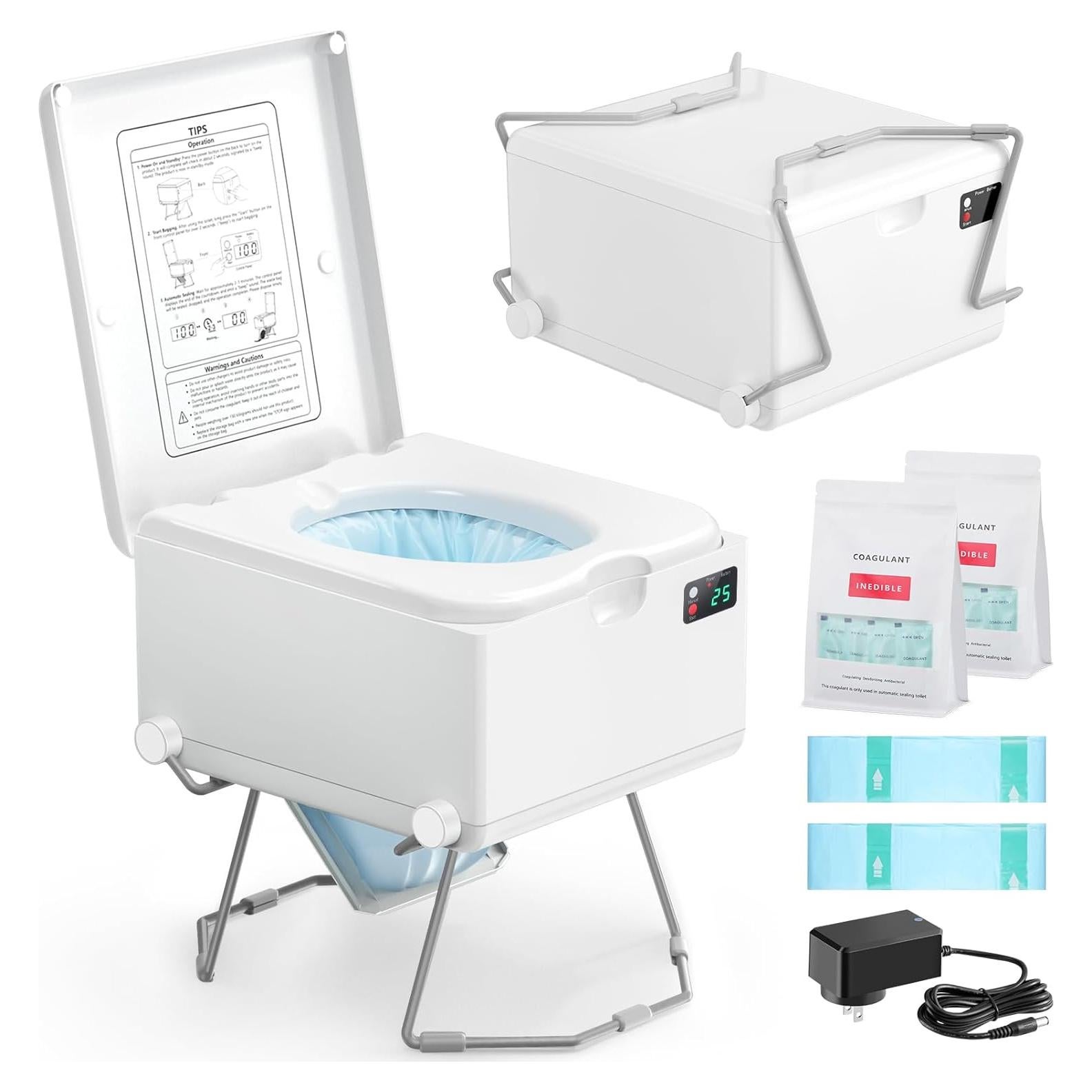 Inodoro Portátil Modiwell Blanco - Drenaje Seco, 158 kg