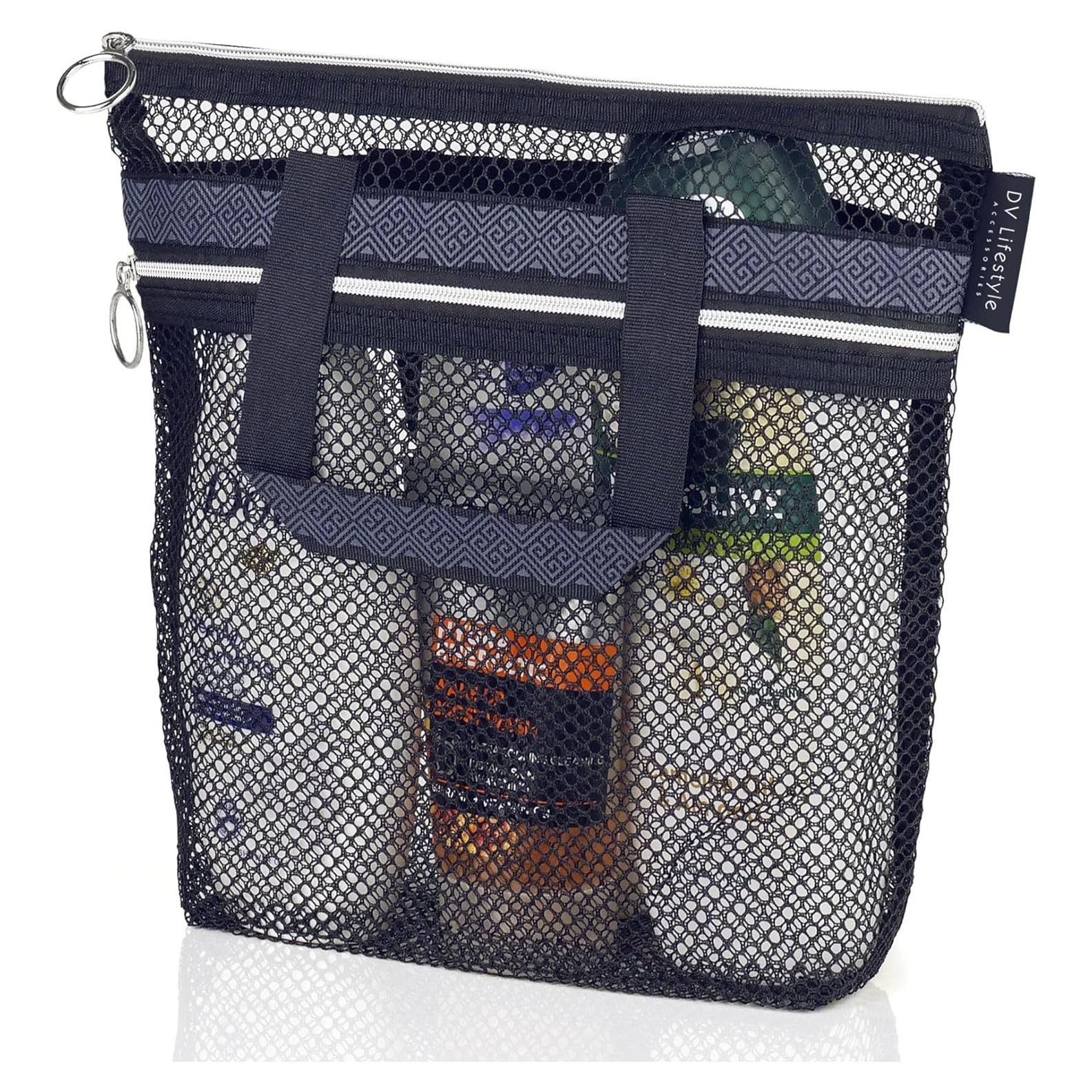 Caddy de Ducha DV Lifestyle Negro Plegable 25.9x25.4 cm