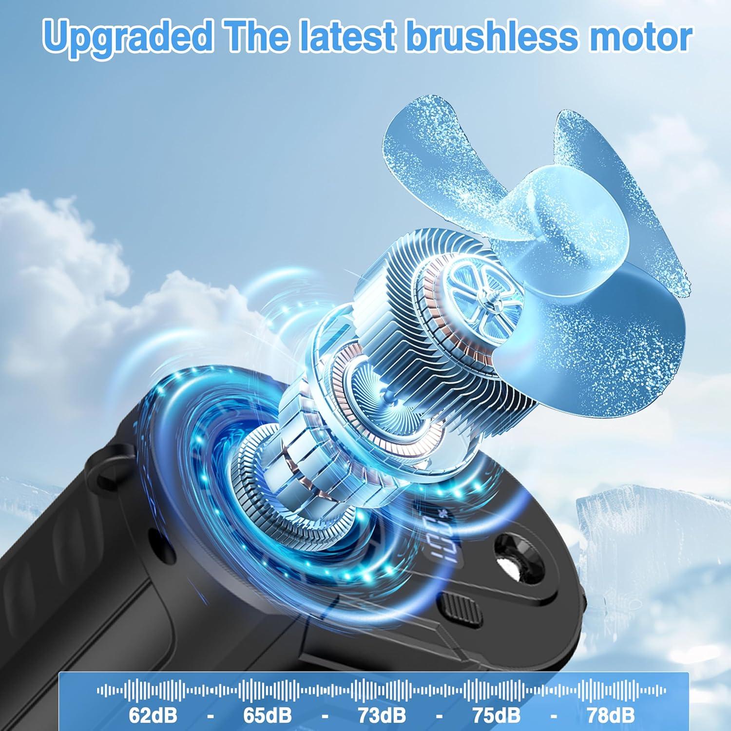 Ventilador de Cintura Portátil Sunoony G20-1 5 Velocidades 8000mAh