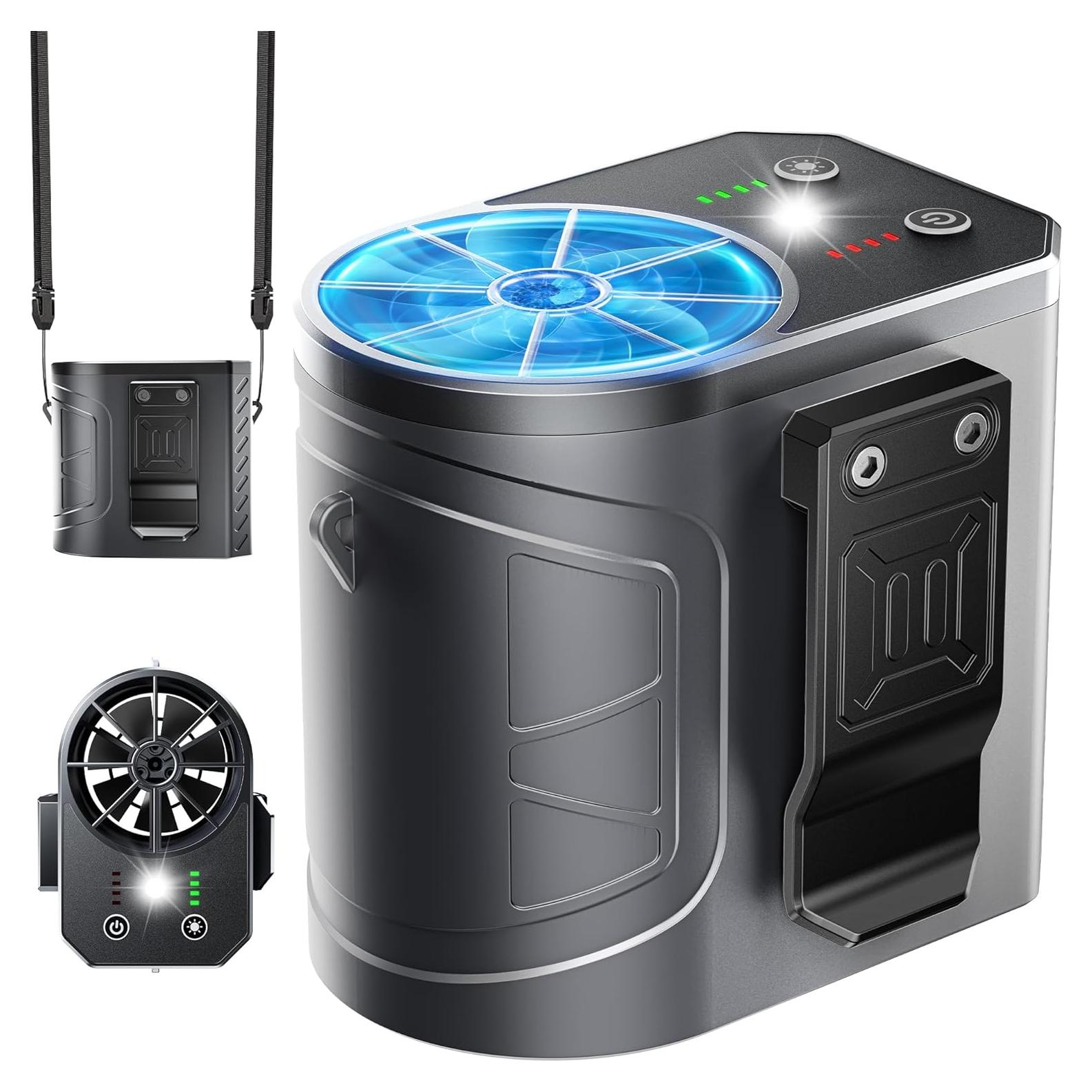 Ventilador de Cintura Portátil DEALGADGETS 10000mAh 4 Velocidades