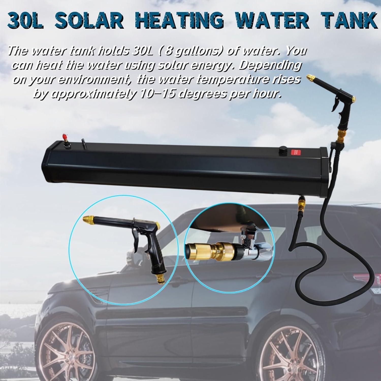 Tanque de Agua Presurizado Mustrod 30 Litros para Ducha Camping