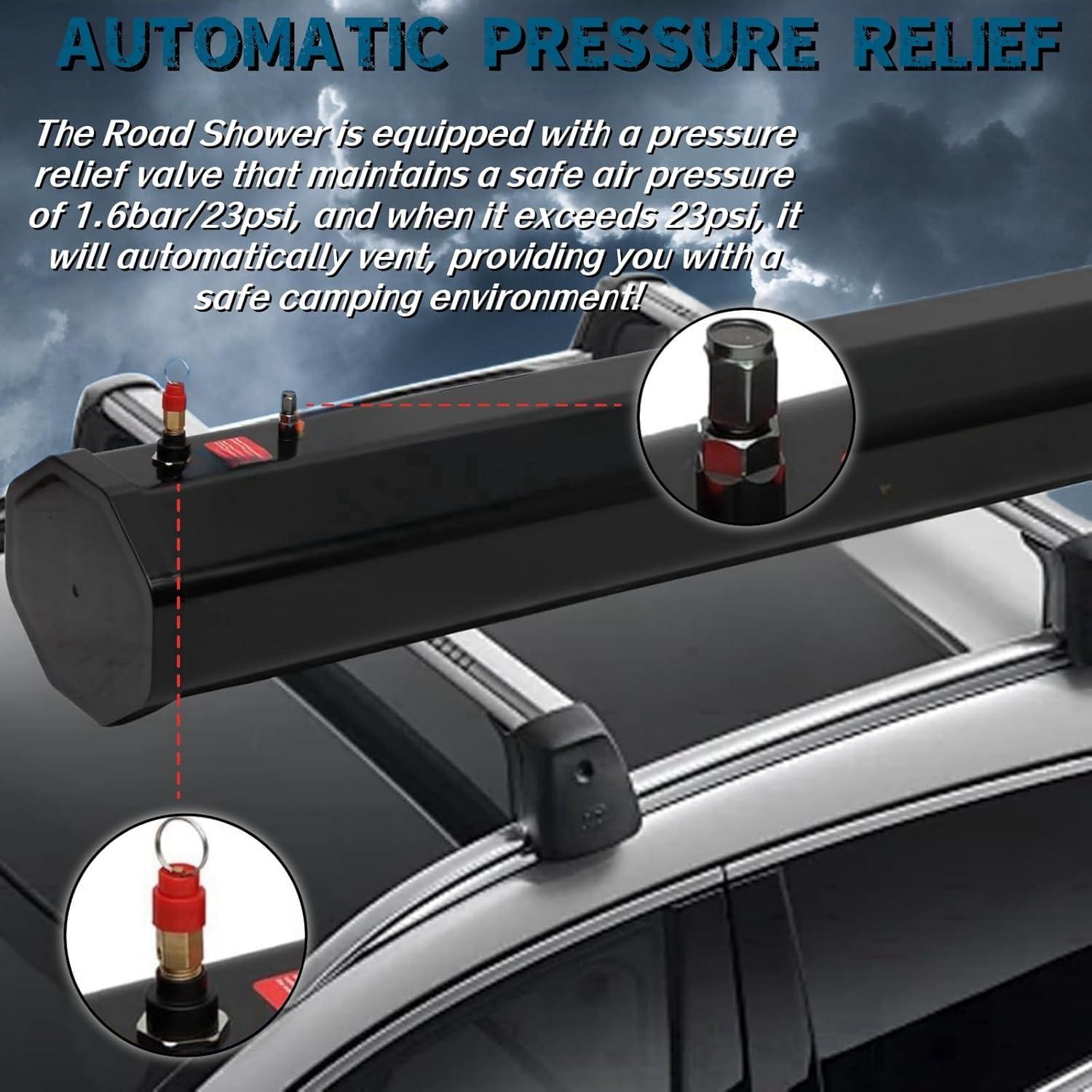 Tanque de Agua Presurizado Mustrod 30 Litros para Ducha Camping