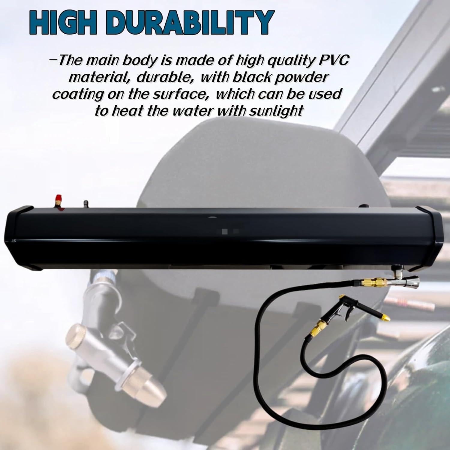 Tanque de Agua Presurizado Mustrod 30 Litros para Ducha Camping