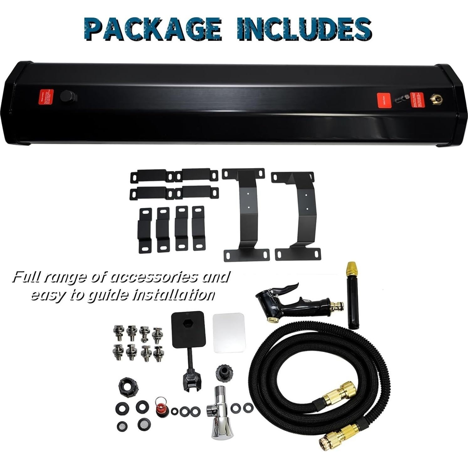 Tanque de Agua Presurizado Mustrod 30 Litros para Ducha Camping