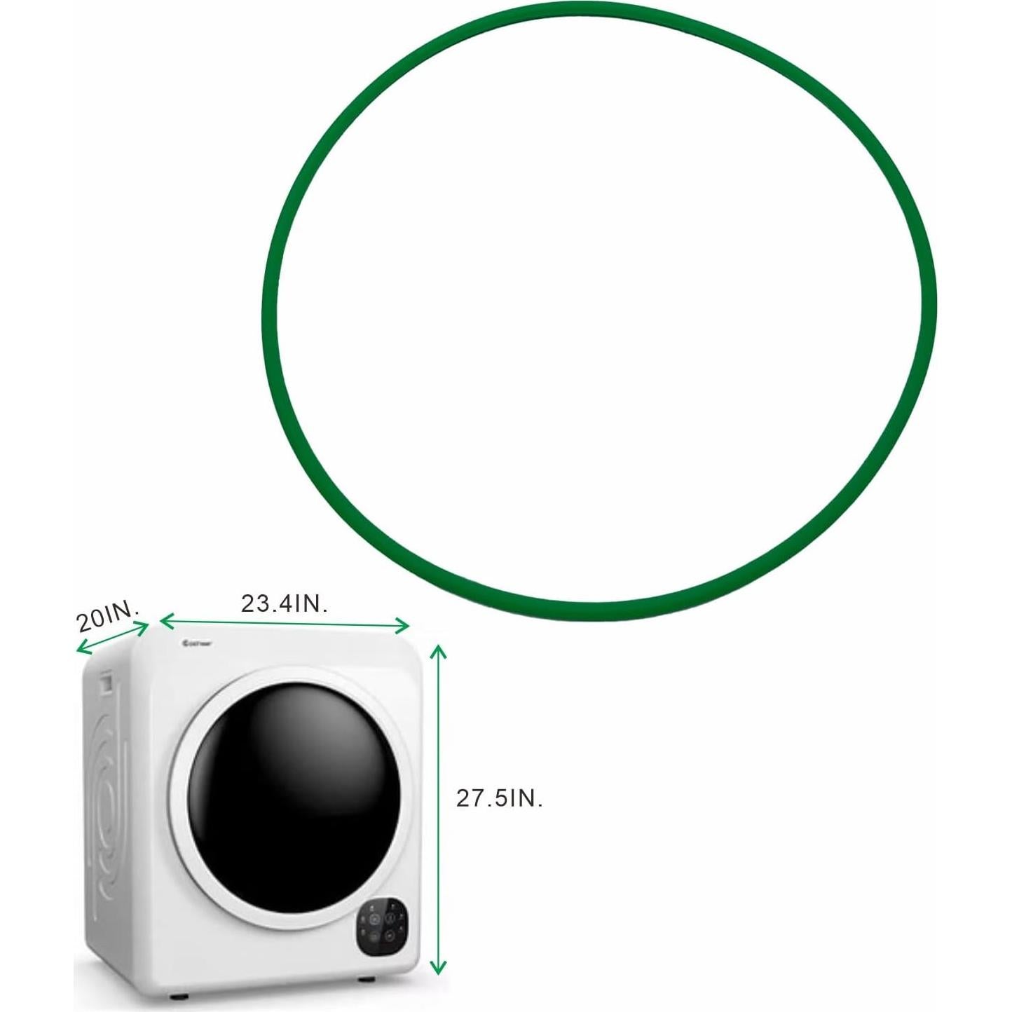 Correa de Ventilador Secador GKZKNG 12,45x9,02cm Compatible