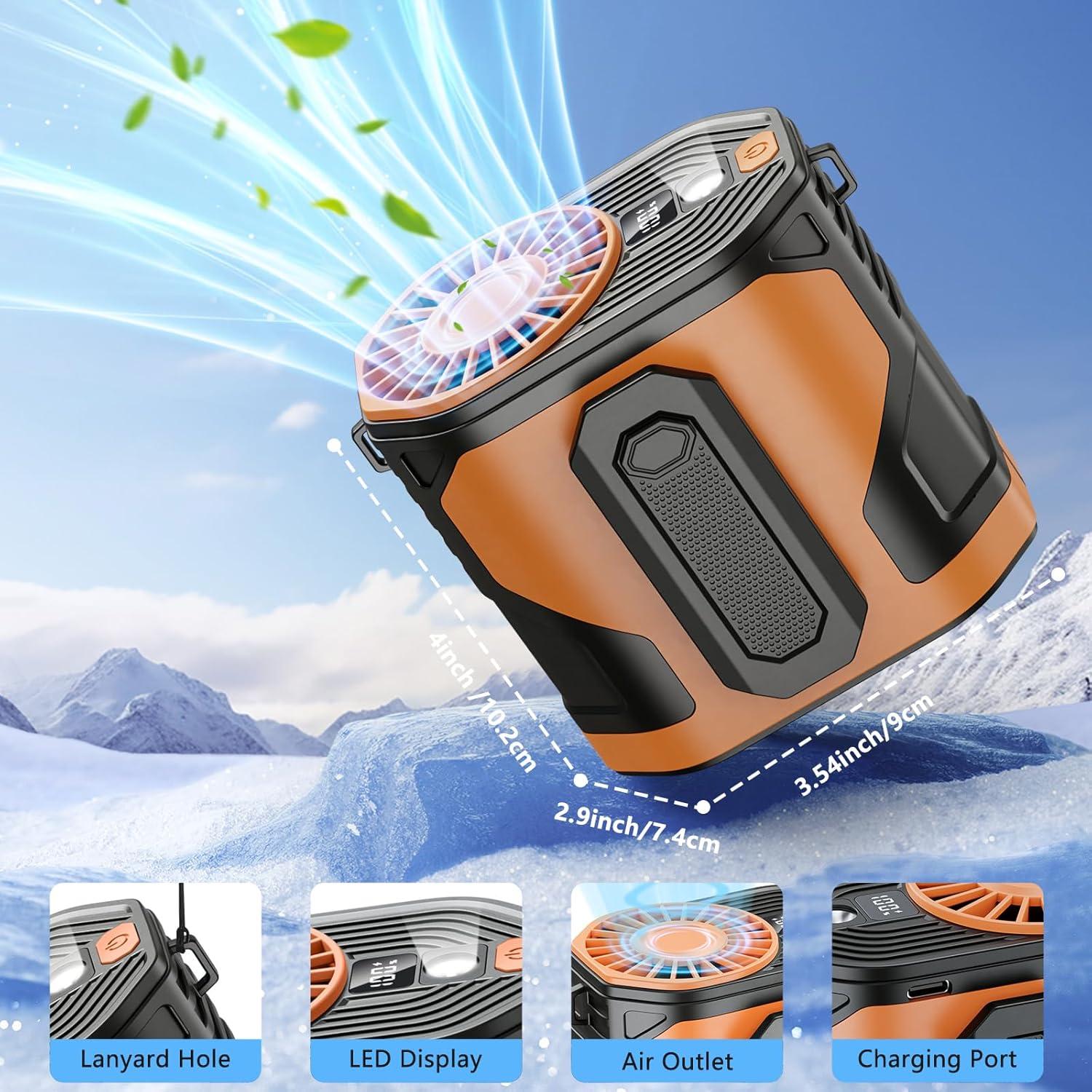 Ventilador Personal de Cintura Dreamy Cubby F83 10 Velocidades