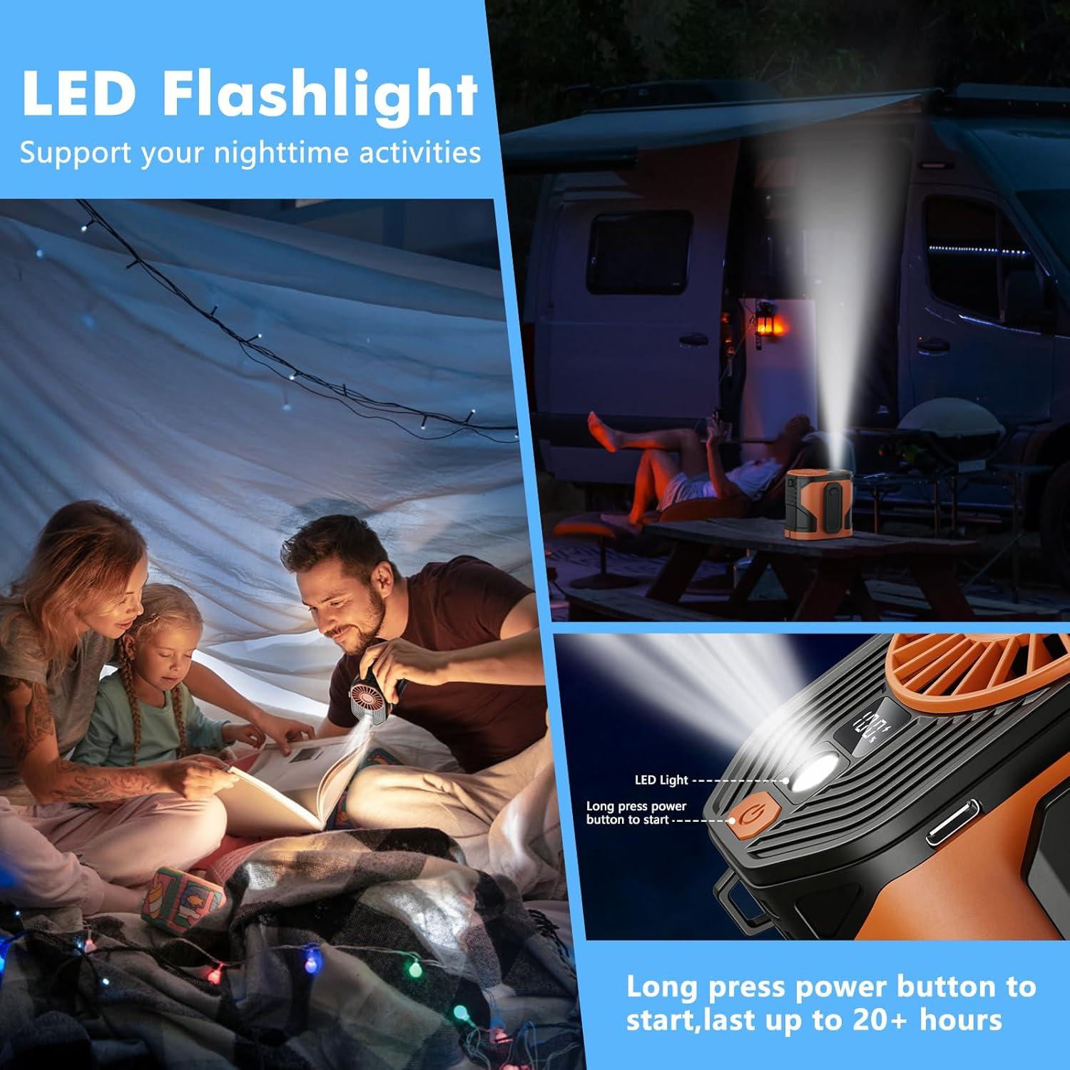 Ventilador Personal de Cintura Dreamy Cubby F83 10 Velocidades