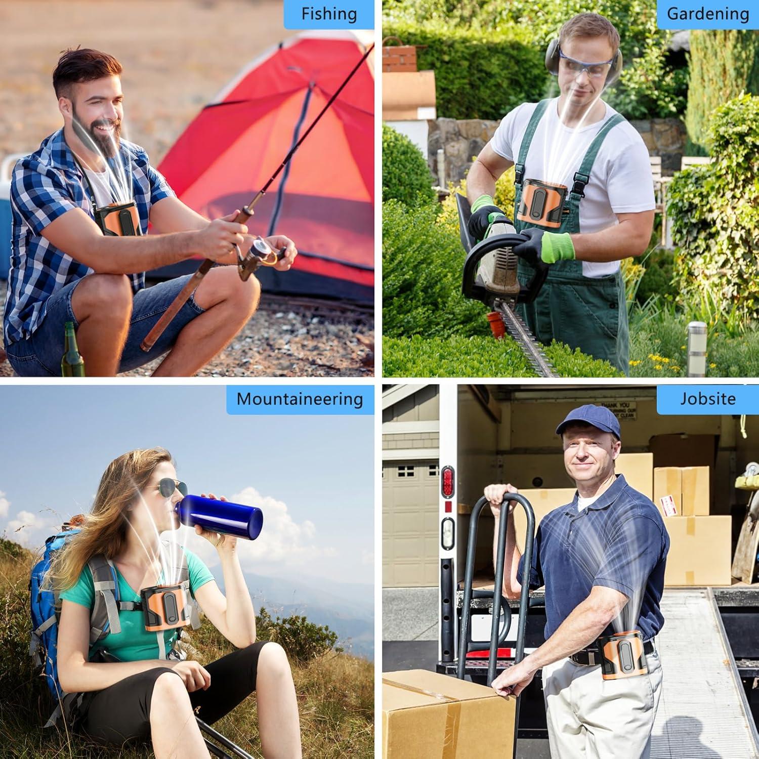 Ventilador Personal de Cintura Dreamy Cubby F83 10 Velocidades