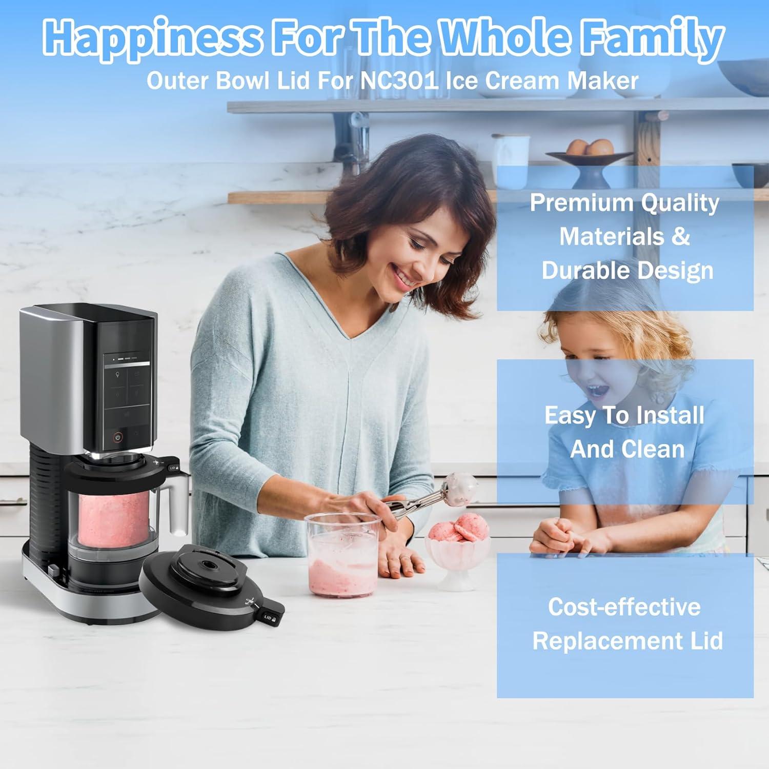 Tapa de Tazón Exterior Ninja NC301 - Reemplazo Compatible