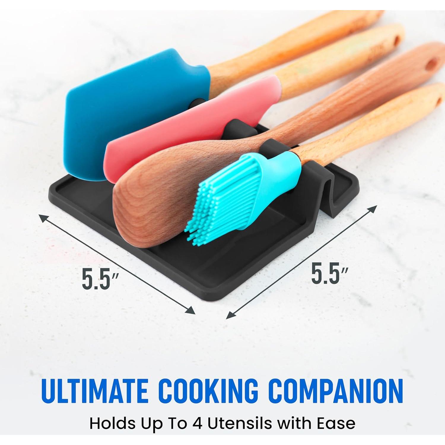 Soporte de Cuchara de Silicona Cooler Kitchen - 2 Piezas