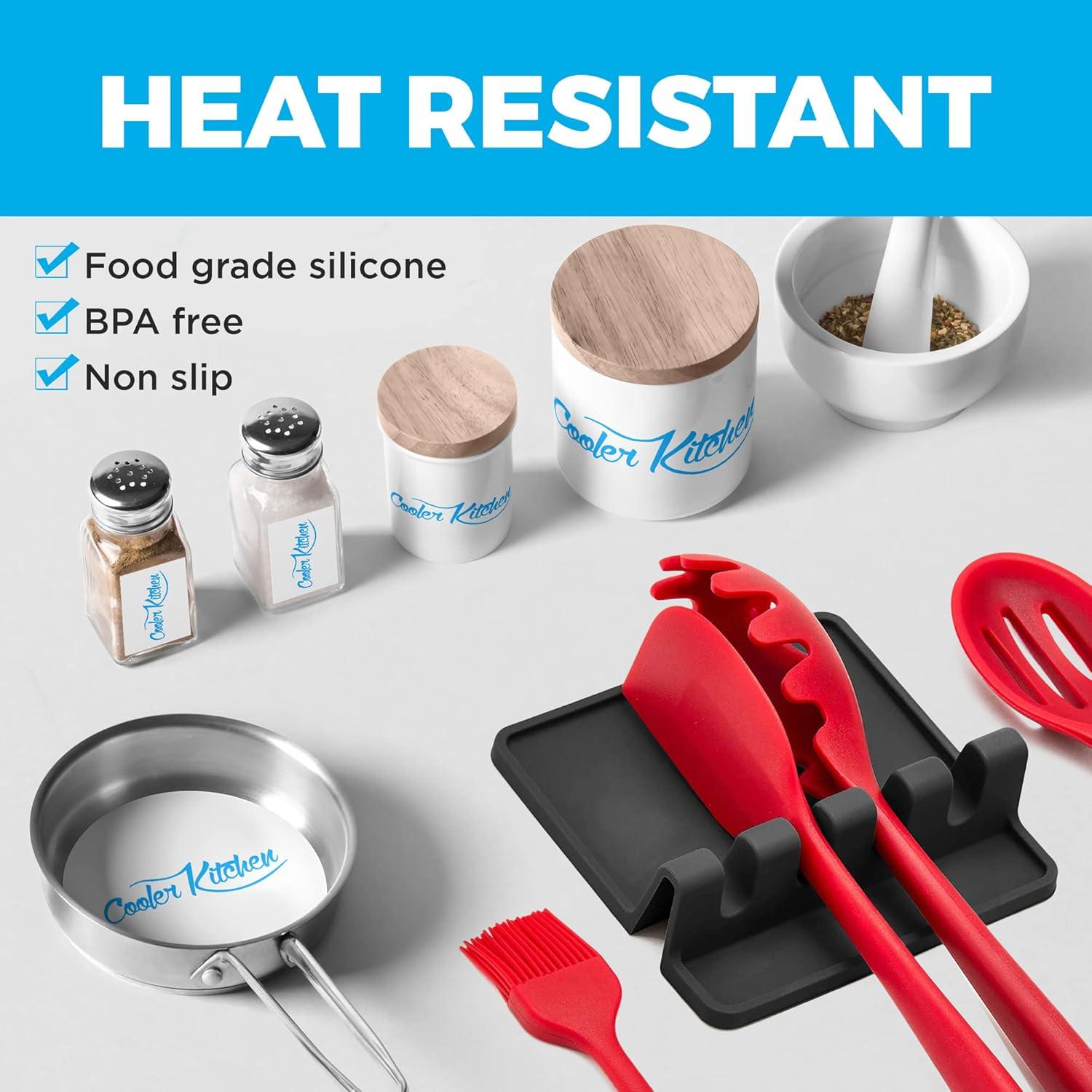 Soporte de Cuchara de Silicona Cooler Kitchen - 2 Piezas