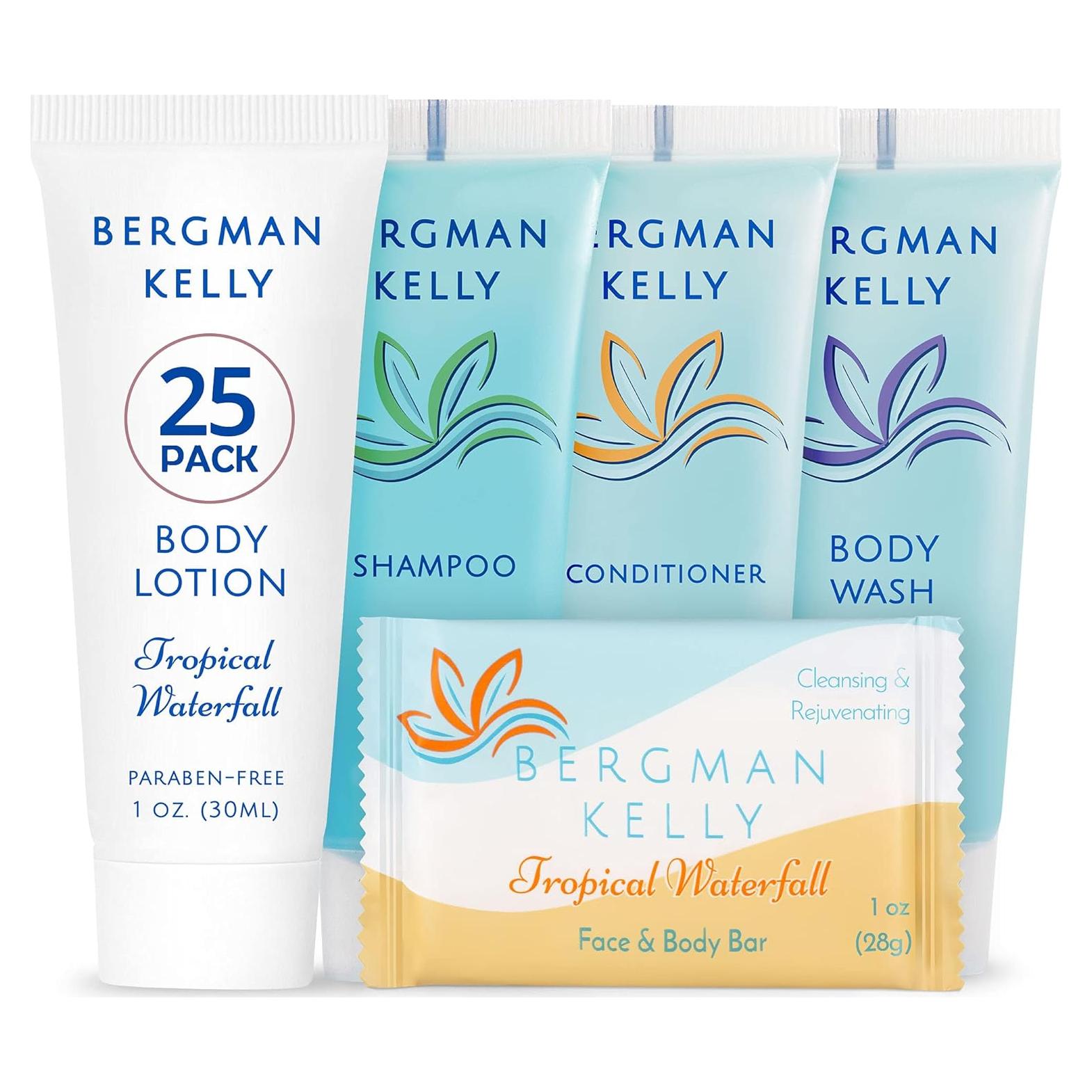 Amenidades de Hotel Bergman Kelly - 125 Piezas 1 oz