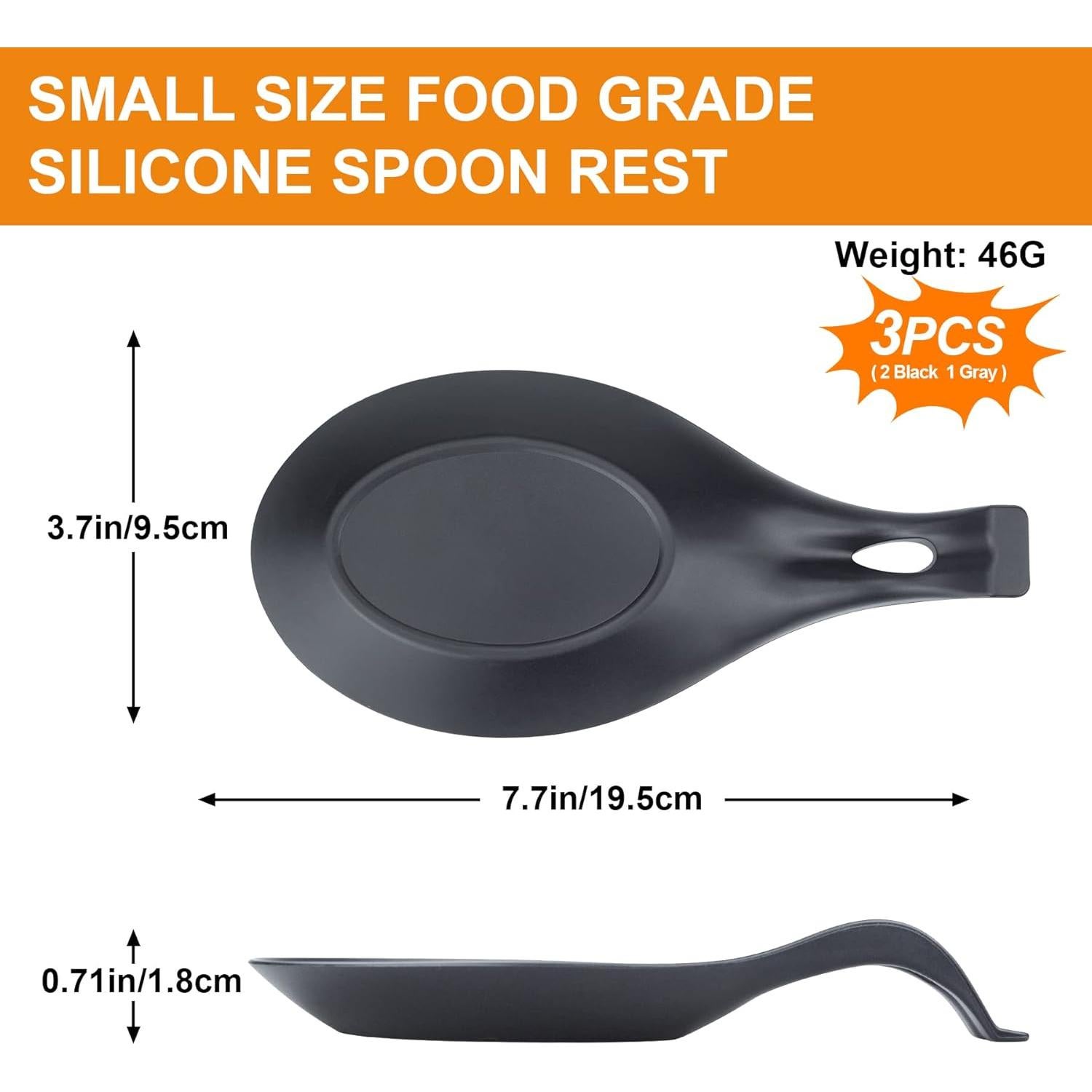 Soporte para cucharas de silicona TROUSKAIG - Set de 3