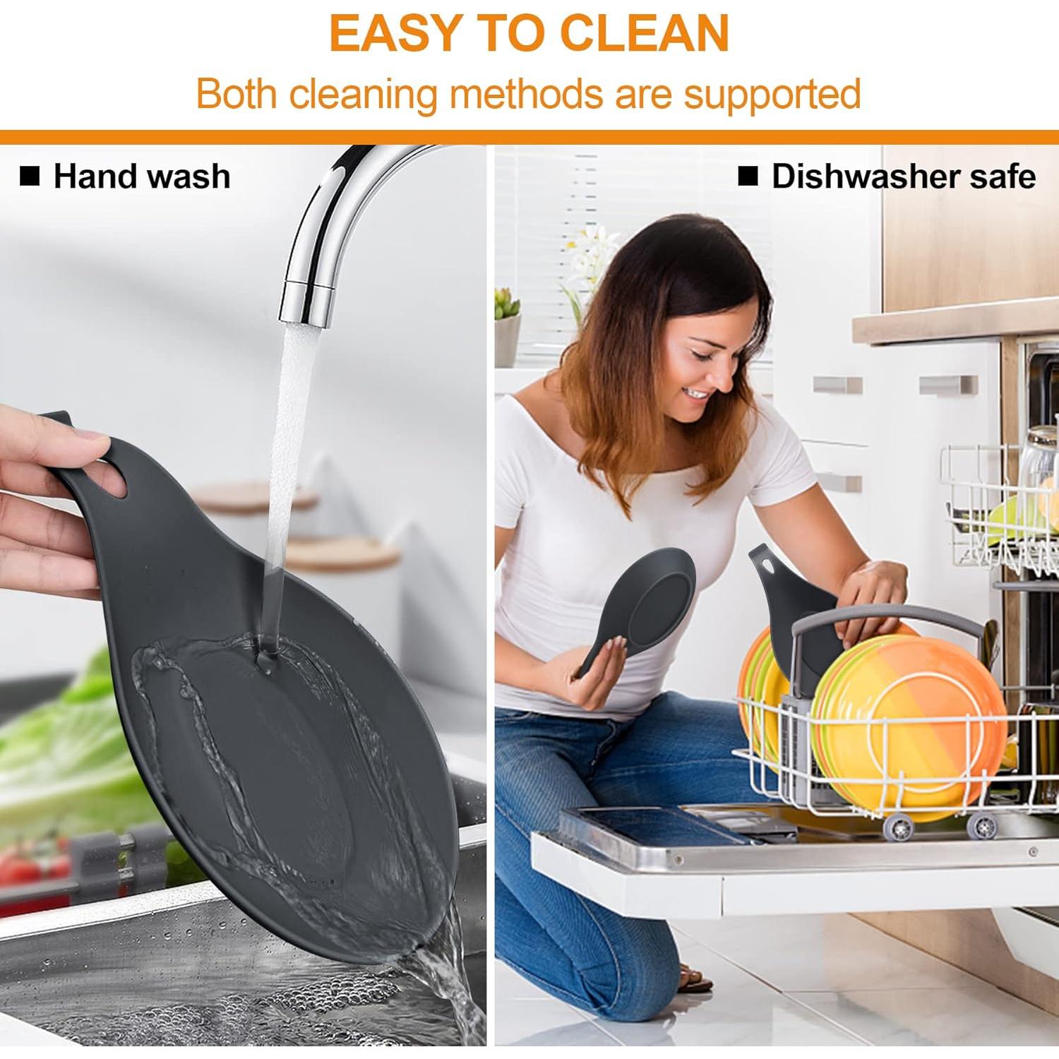 Soporte para cucharas de silicona TROUSKAIG - Set de 3