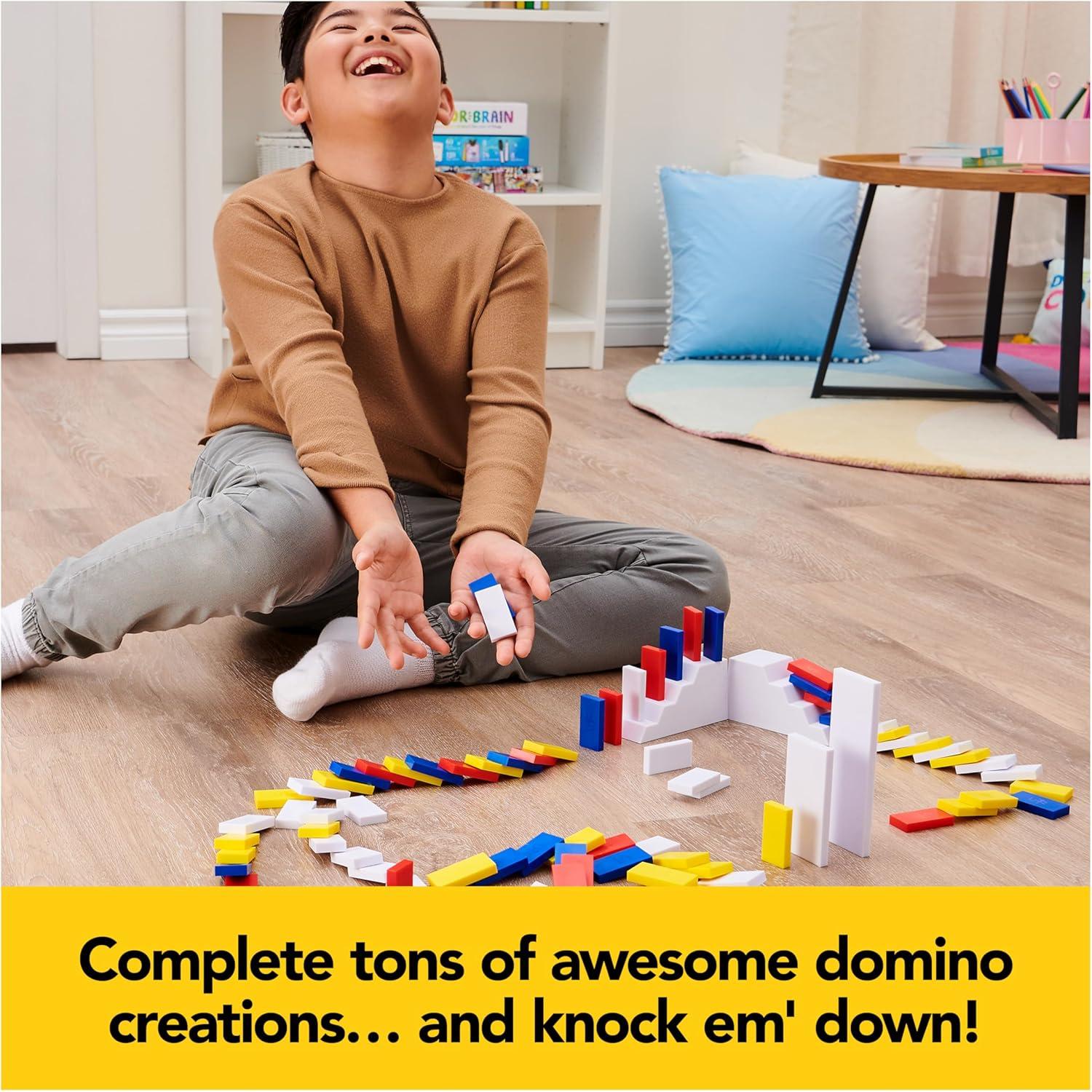 Dominó Neón Spin Master 100 Piezas Juguete Educativo