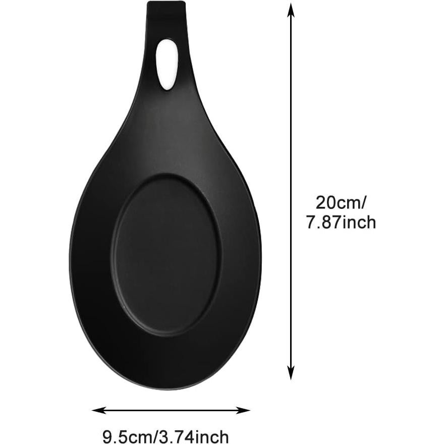Paquete de 3 Soportes de Cuchara de Silicona Jeukwud