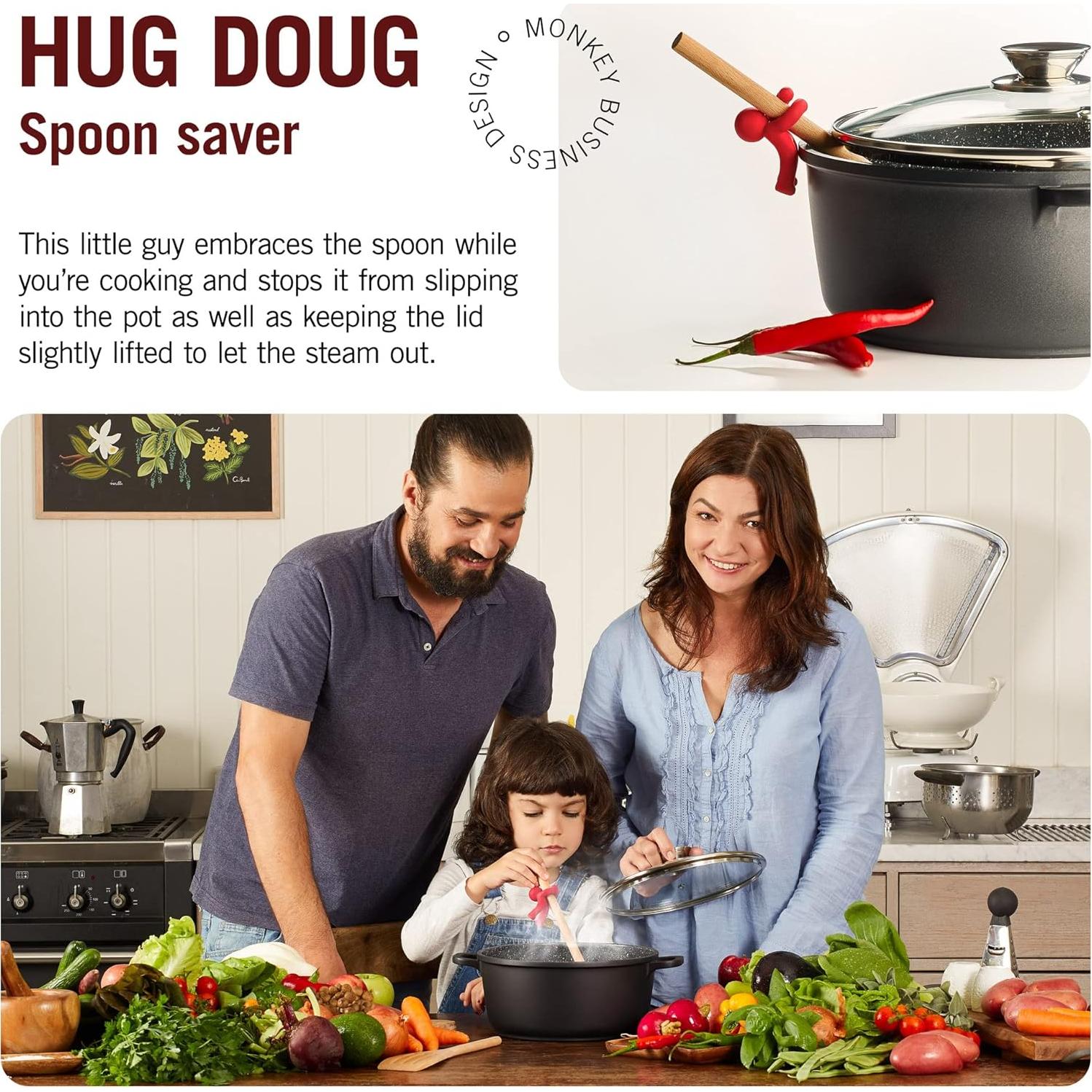 Soporte para Cuchara de Silicona Monkey Business Abraza Doug