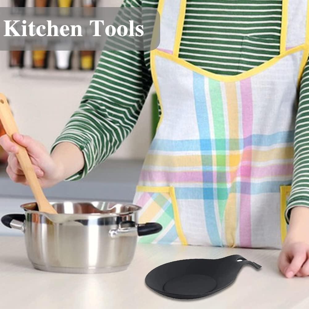 Soporte para Cucharas de Silicona iayokocc 3 Pcs Resistente al Calor