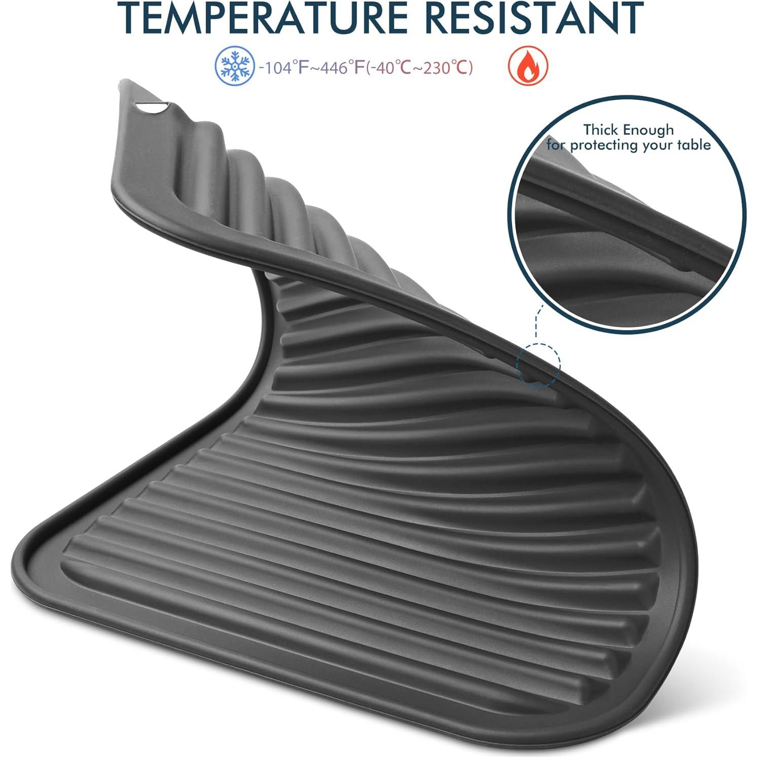 Tapete de Silicona HOTEC para Ollas Calientes - 2 Piezas