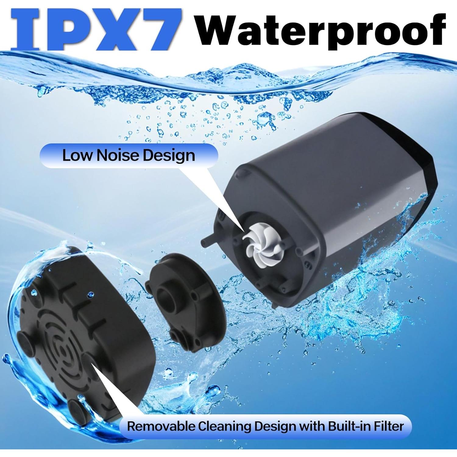 Ducha Portátil Pobugy A21 con Batería 7800mAh y LED