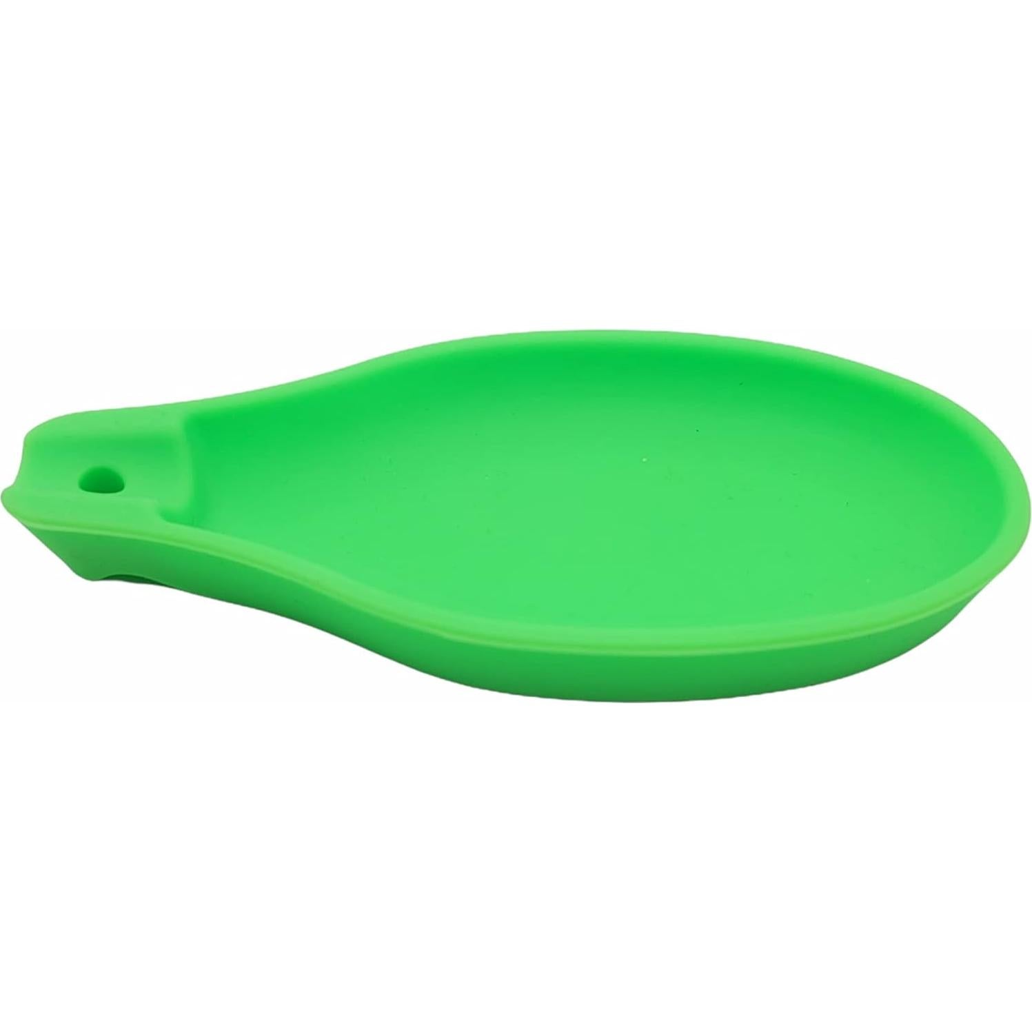 Soporte de Cuchara de Silicona Handy Housewares Verde 14,61 cm