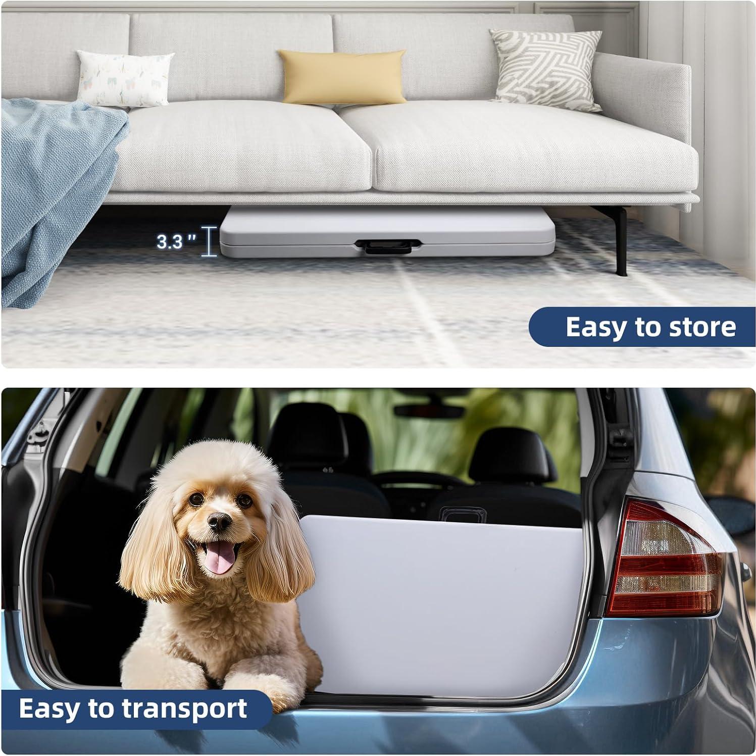 Mesa Plegable Cuadrada Byliable 86,36 cm Blanca