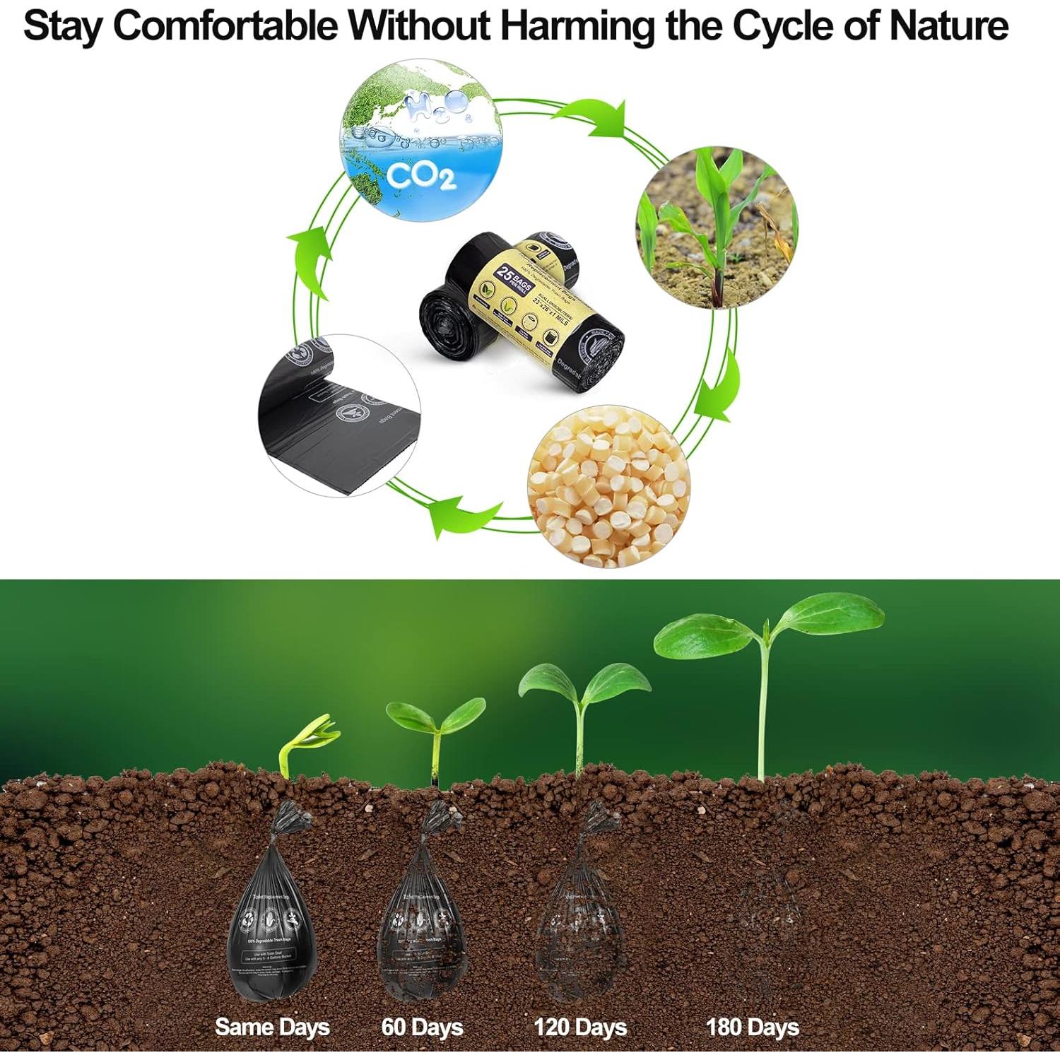 Bolsas de Inodoro Portátil UGarden 50 Pcs 30 Litros Ecológicas
