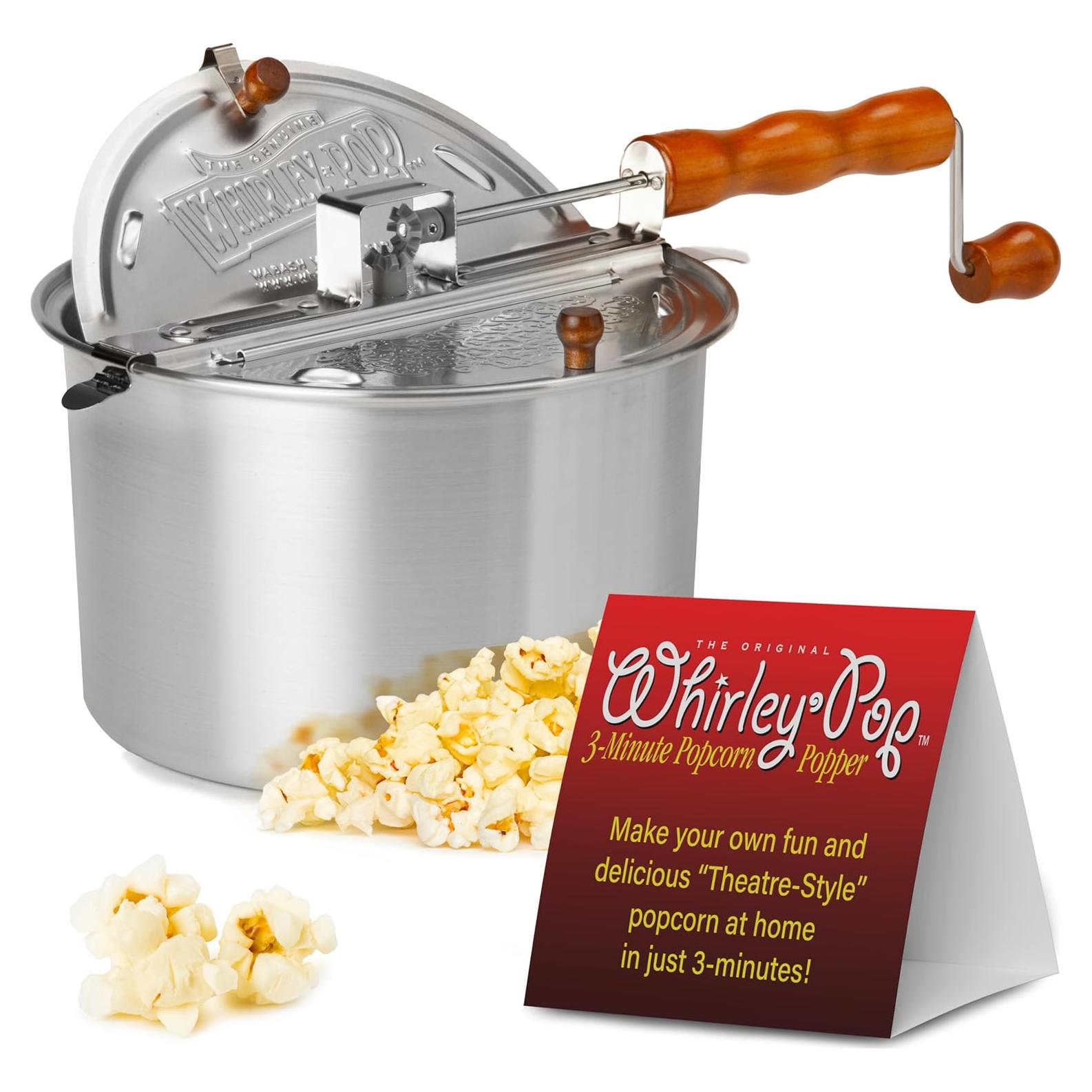 Hacedor de Palomitas Wabash Valley Farms 6L Aluminio Plata