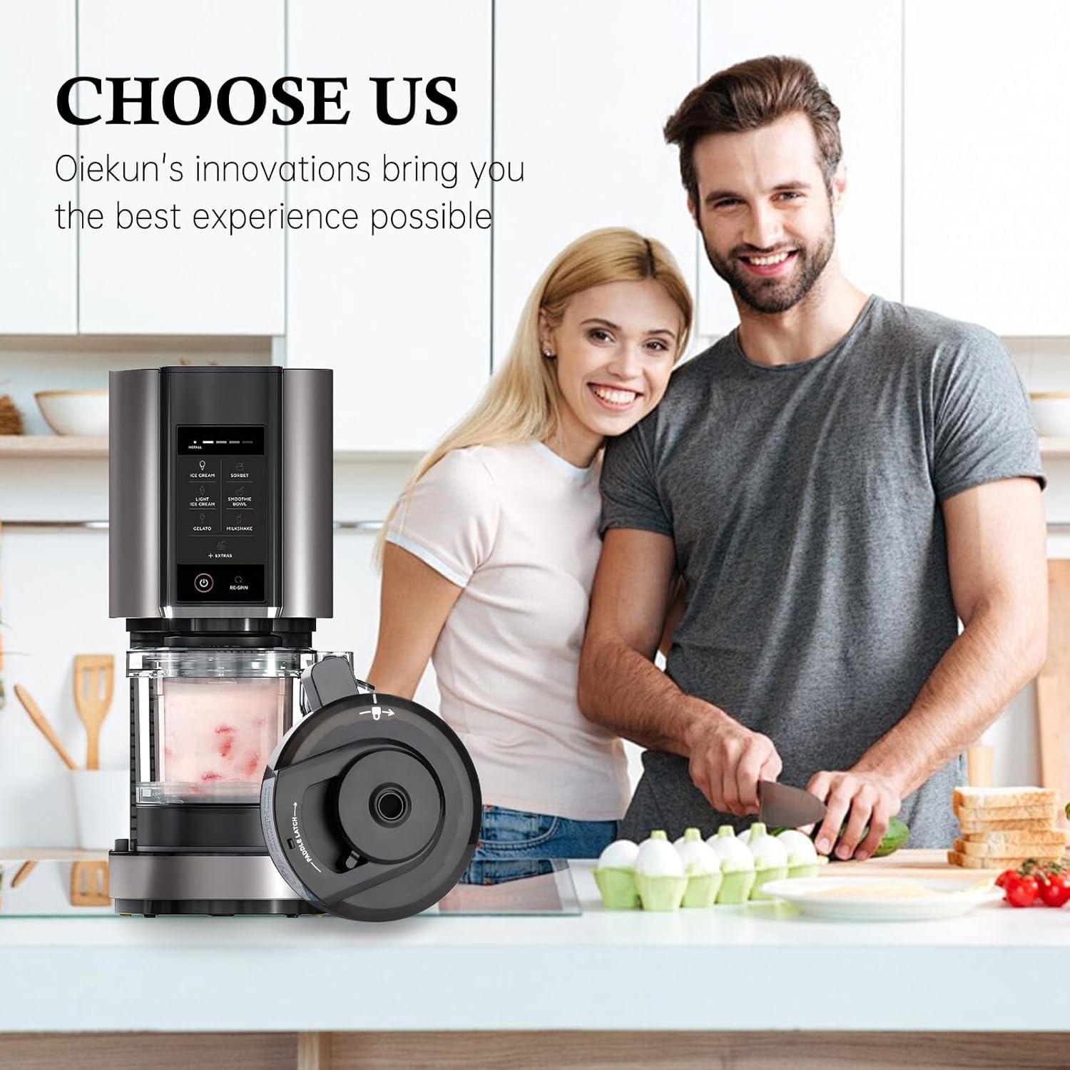 Tapa de Tazón Externo Ninja Creami OIEKUN NC301/NC299 - Reemplazo