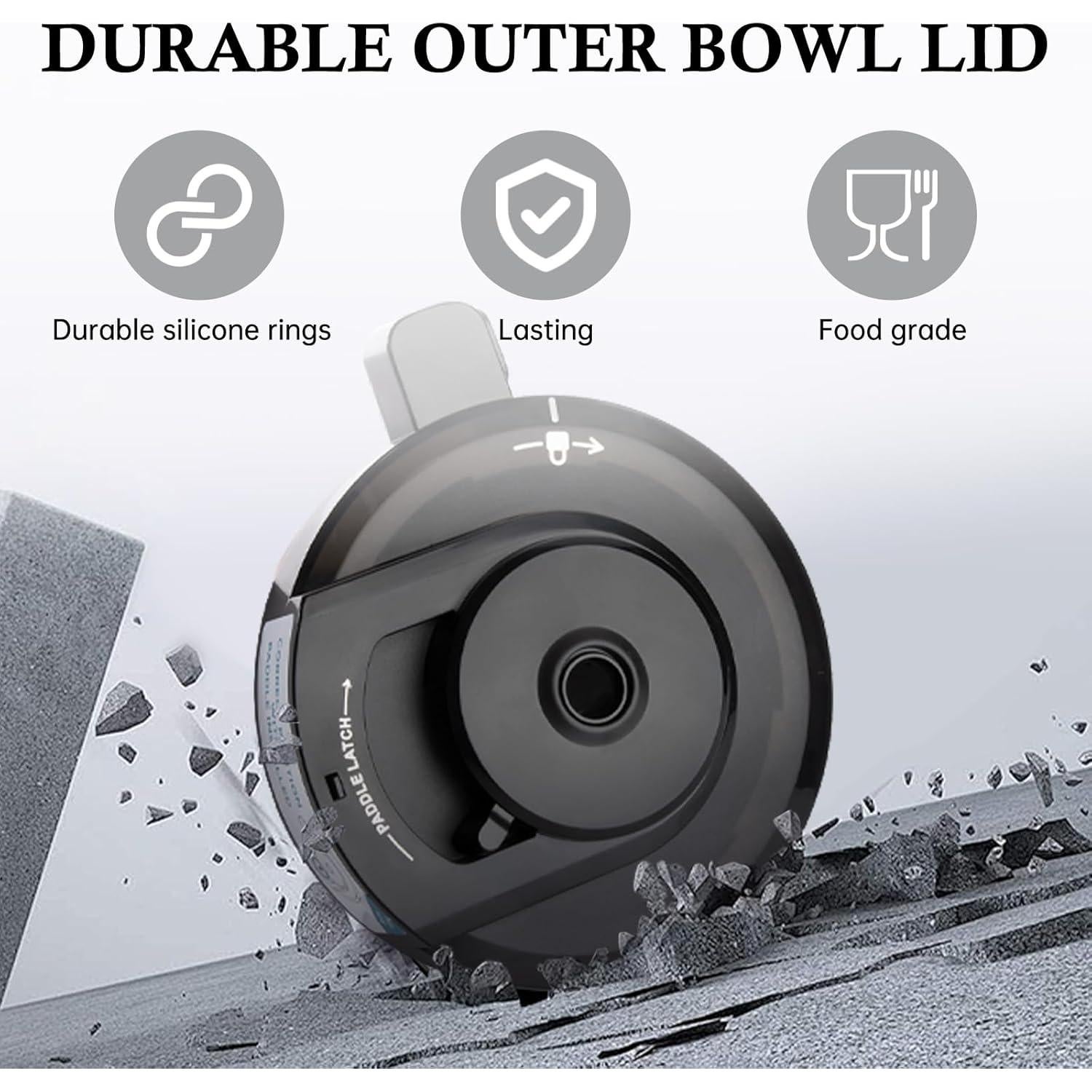 Tapa de Tazón Externo Ninja Creami OIEKUN NC301/NC299 - Reemplazo