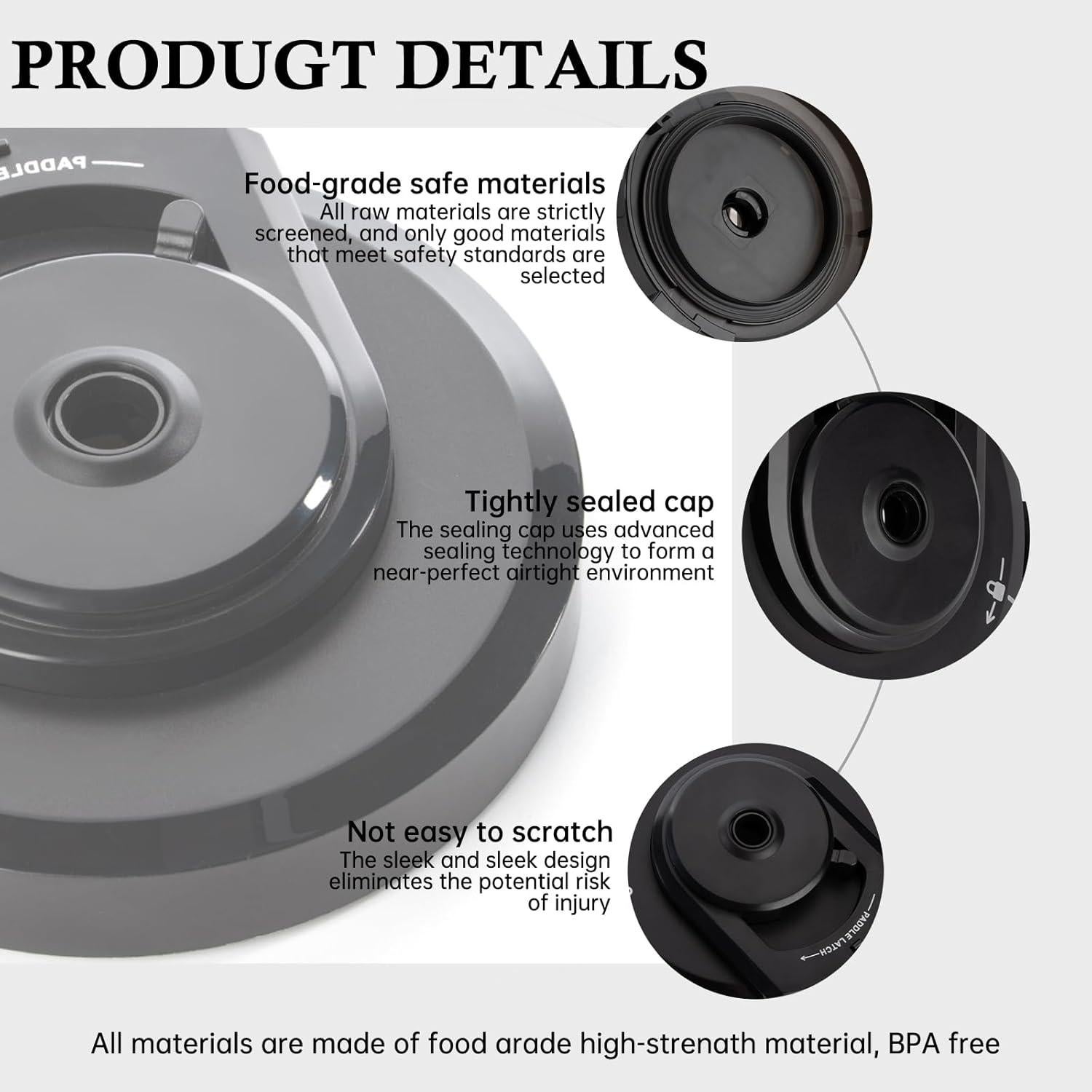 Tapa de Tazón Externo Ninja Creami OIEKUN NC301/NC299 - Reemplazo