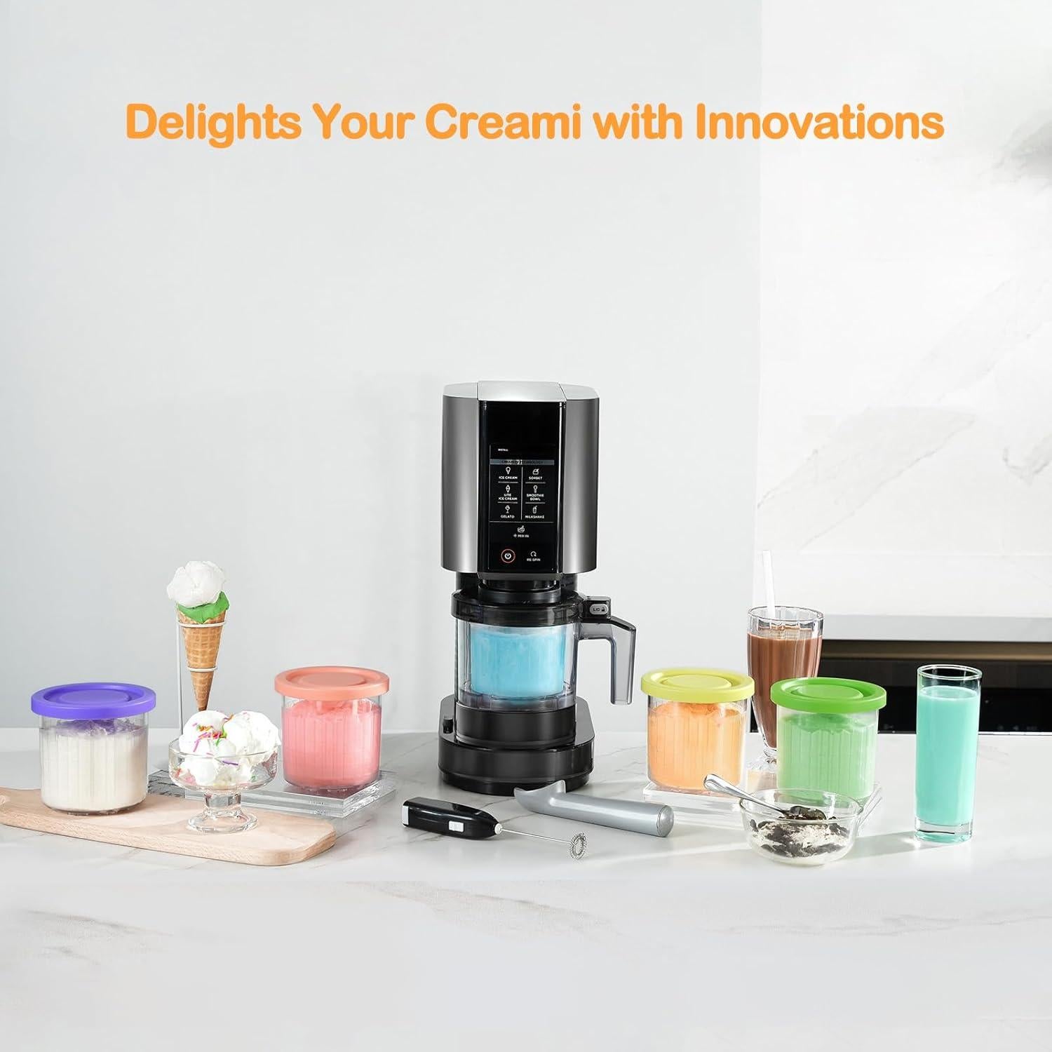 Recipientes Ninja Creamy 16oz Swantiara - Paquete de 4