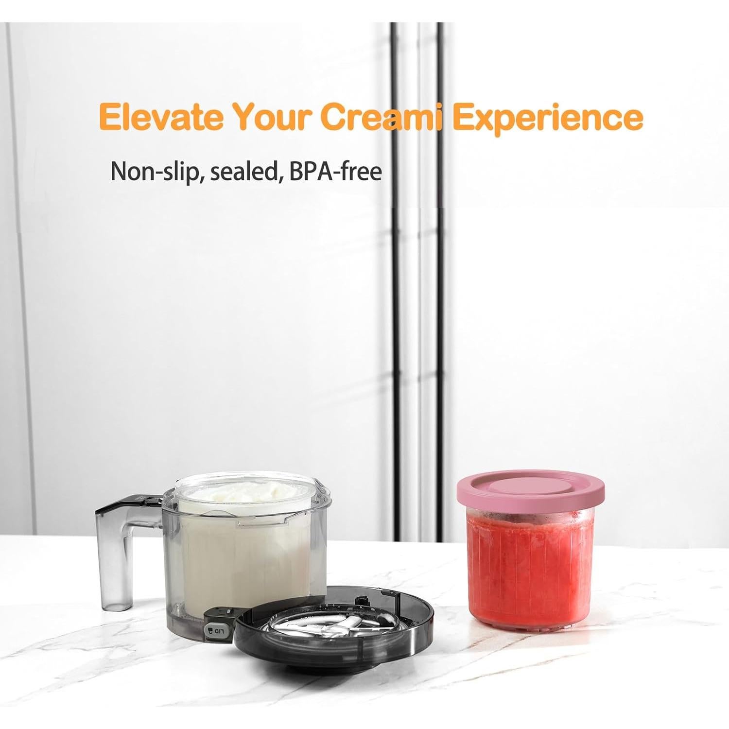 Recipientes Ninja Creamy 16oz Swantiara - Paquete de 4