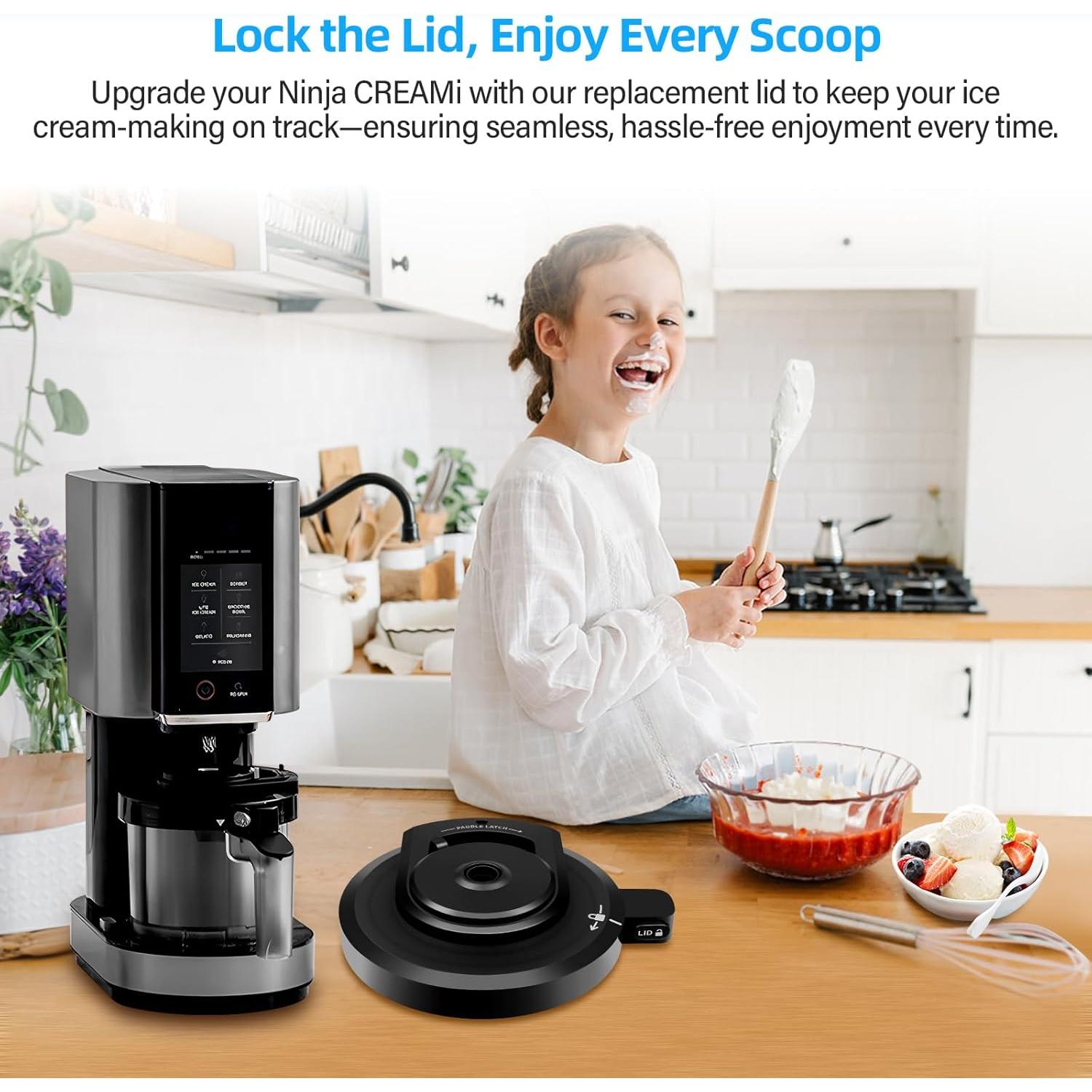 Tapa de Tazón Exterior Kitchests para Ninja CREAMi 0.22 kg