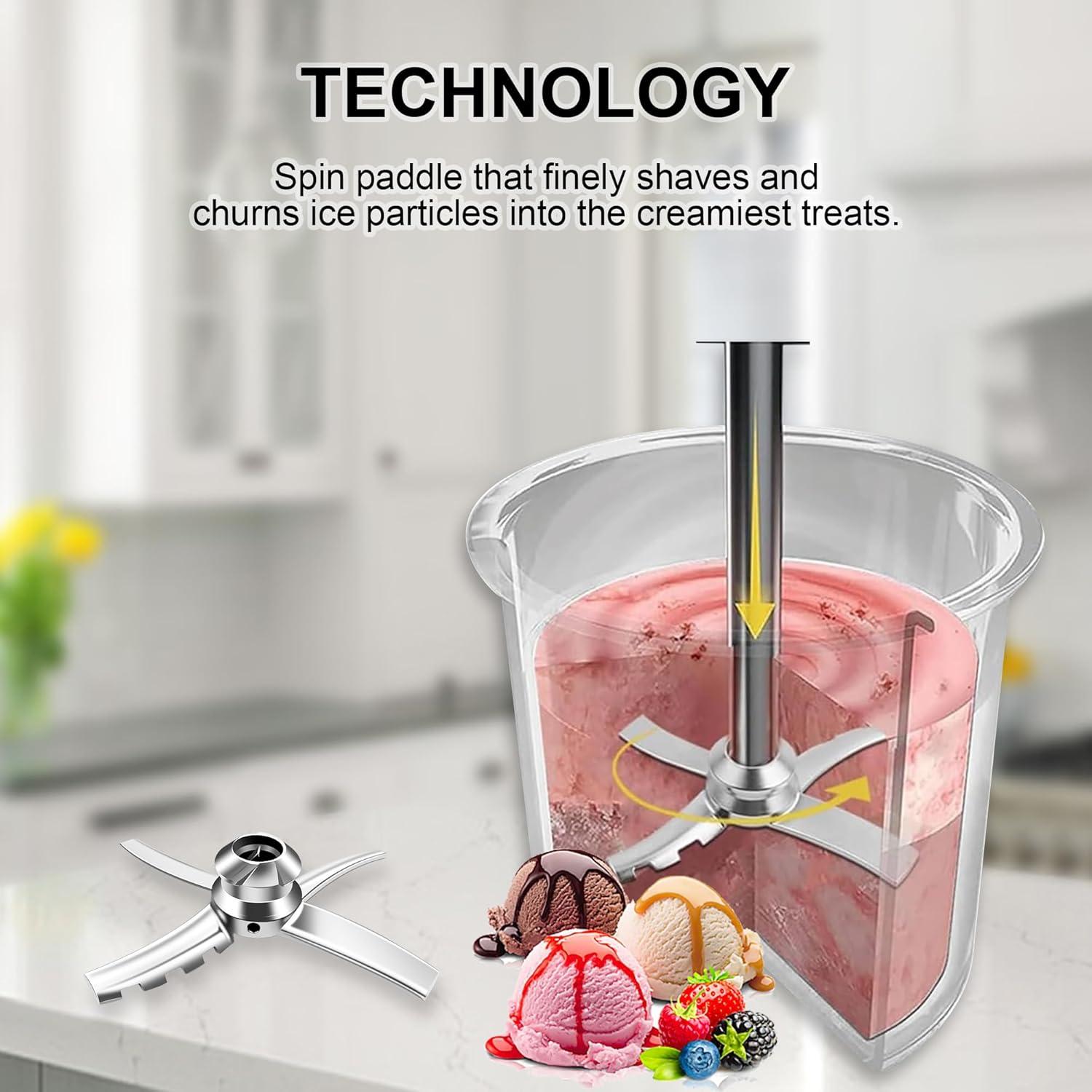 Cuchilla de acero inoxidable Ninja Creami NC300 NC301