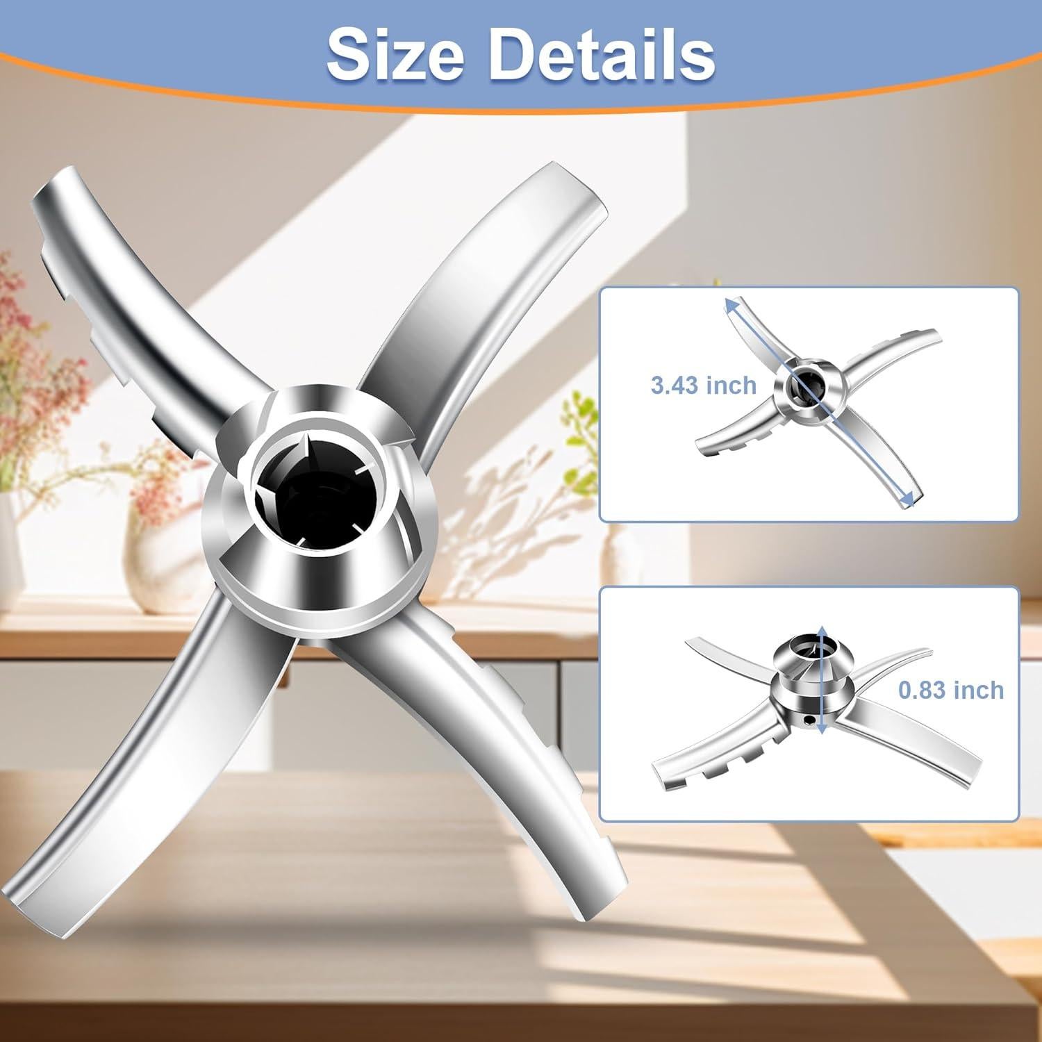 Cuchilla de acero inoxidable Ninja Creami NC300 NC301