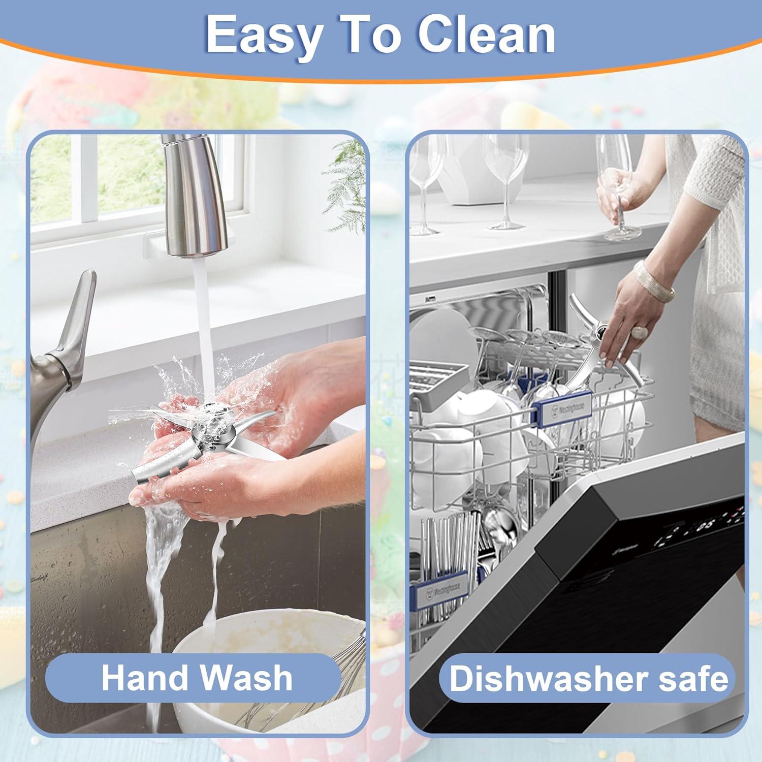 Cuchilla de acero inoxidable Ninja Creami NC300 NC301