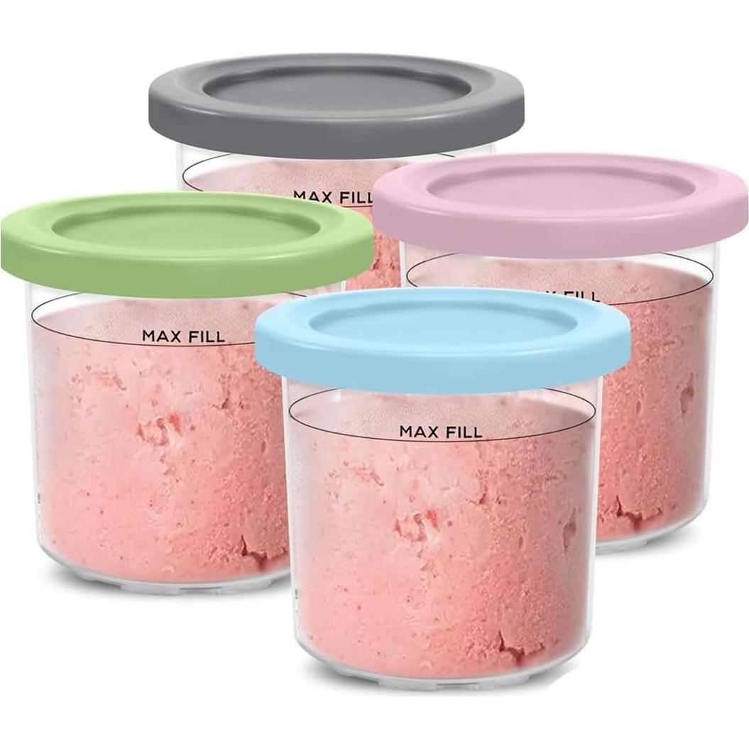 Paquete de 4 Recipientes Ninja 16oz para Helado NC300