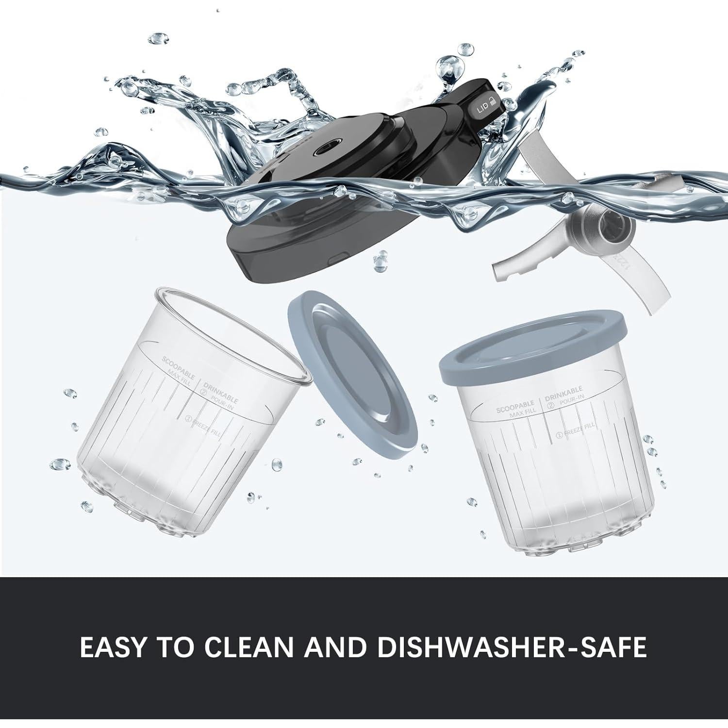 Recipientes de Pintura Ninja Creami Deluxe 24 oz - 4 Piezas