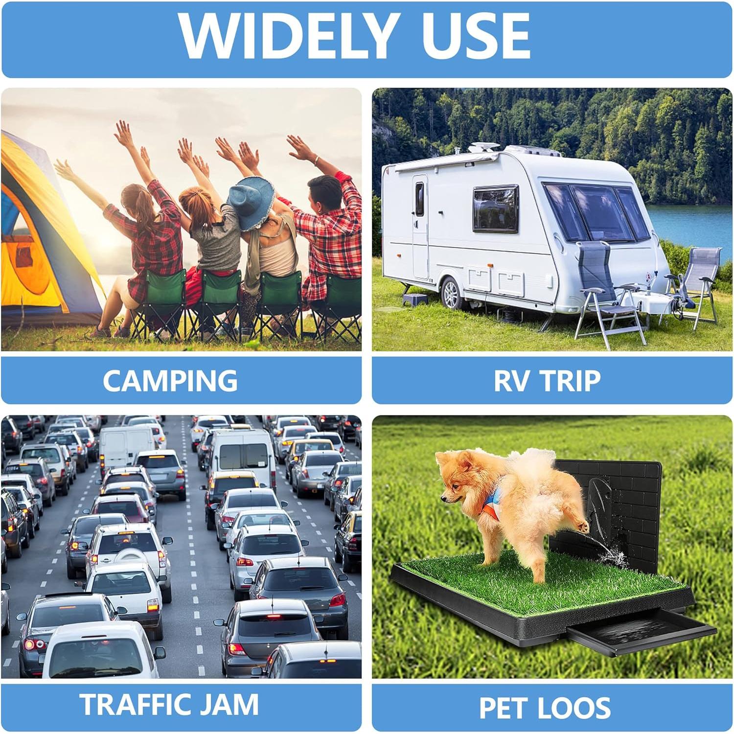 Godora Gel en Polvo para Inodoro Portátil Ecológico 30 Paq